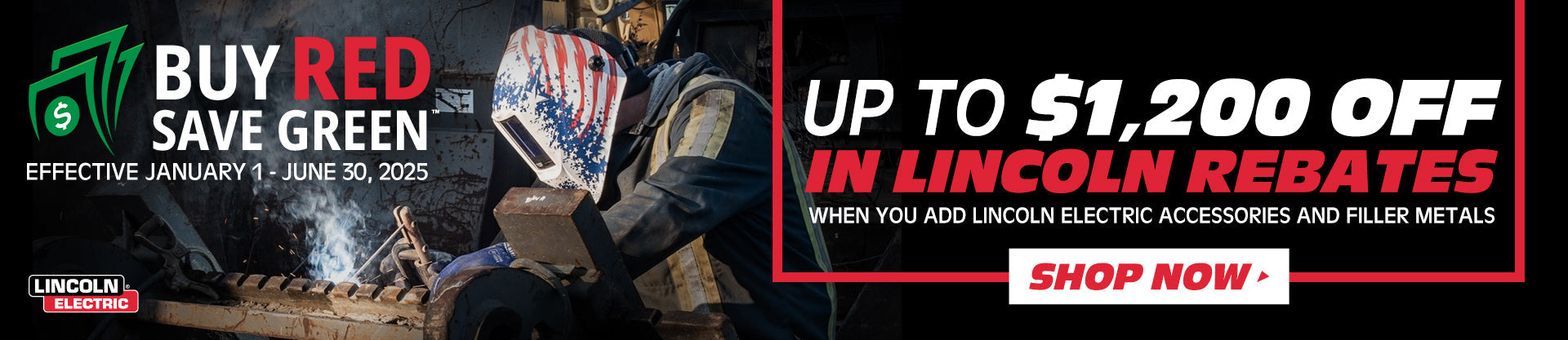 Lincoln's Buy Red, Save Green Promotion. Offer ends June 30, 2024.
