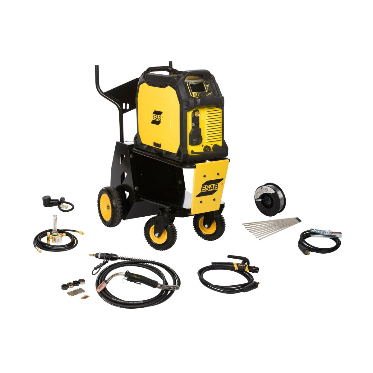 ESAB Rebel EMP 285IC MIG/Stick/Tig Welder (1PH) w/Cart (0558102555)