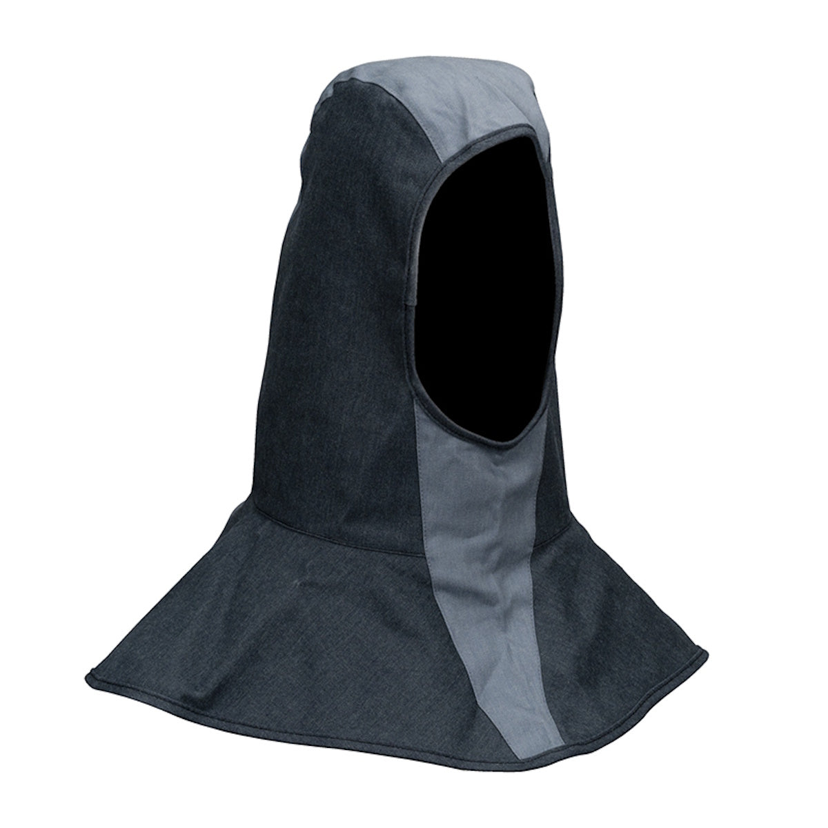 3M Speedglas Full Hood 06-0700-83: dark gray hood with light gray stripe, medieval look, helmet-level protection.