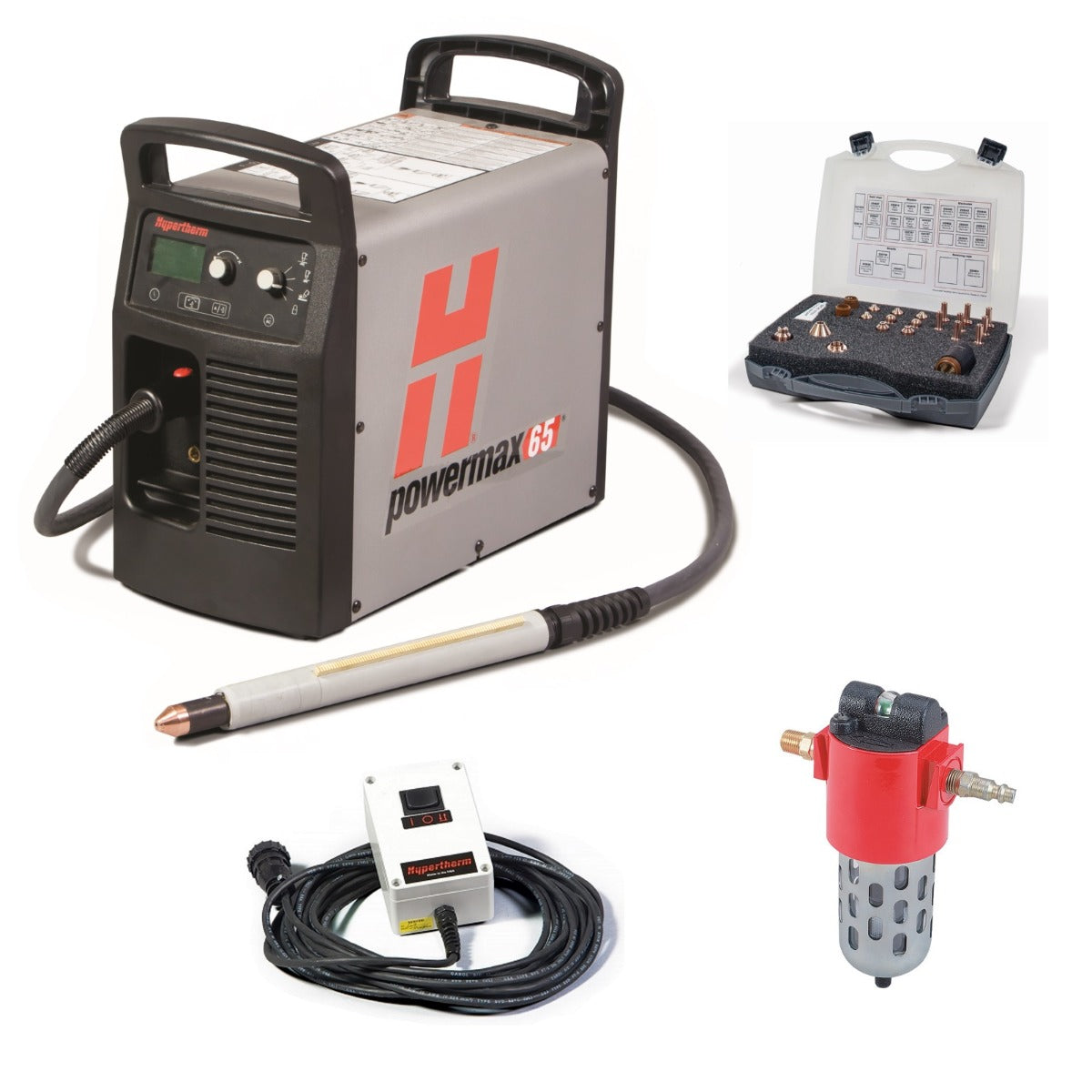 Hypertherm Powermax 65 Plasma w/CPC and 50' Mech Torch Pkg (083278)