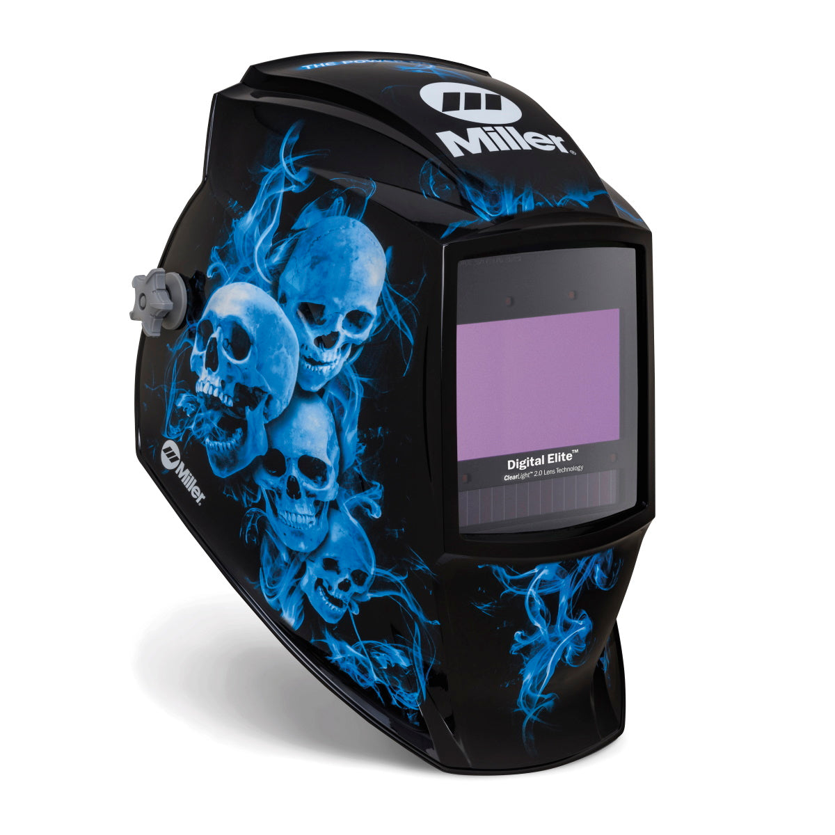 Miller Blue Rage II Digital Elite Auto Darkening Welding Helmet with ClearLight 2.0 Lens (281010)