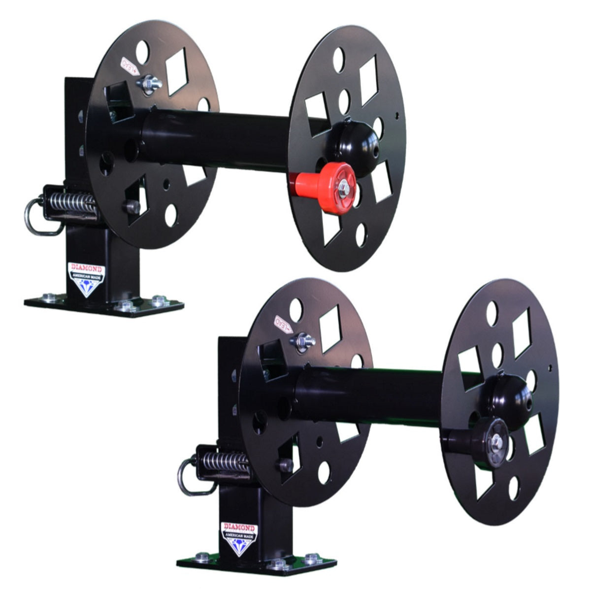 Diamond Lead Reels HD Fixed Base Pair of Single Reels (FBS-SETXXBLK)