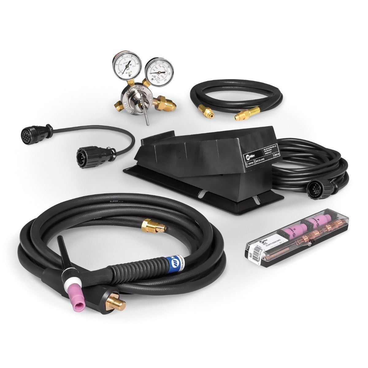 Miller Multimatic 255 Pulsed Multiprocess Welder w/Running Gear and TIG Kit (951768)