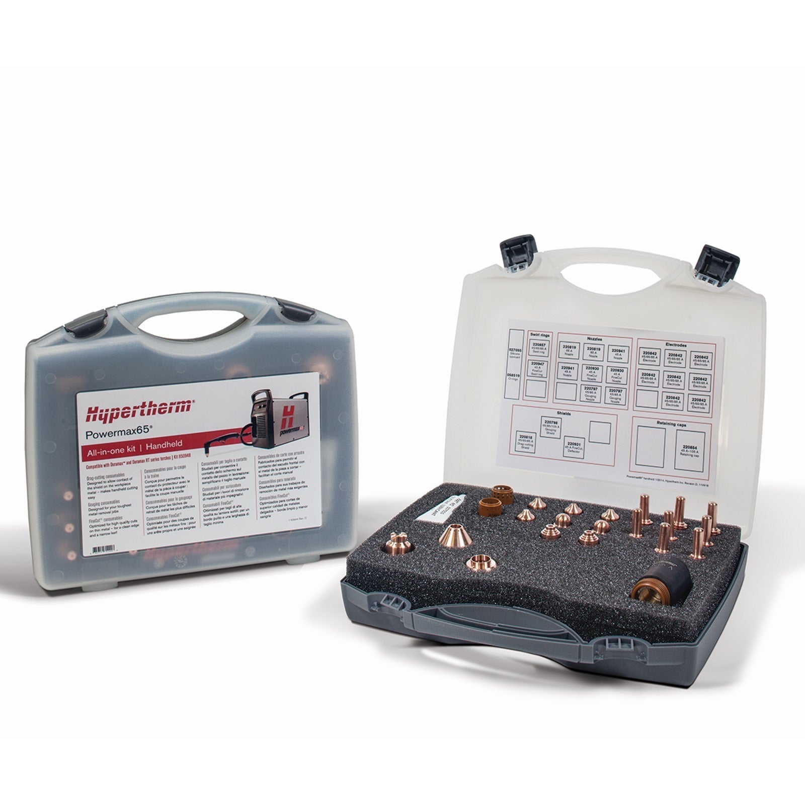 Hypertherm Powermax 65 Handheld Consumables Kit PM65 (851465)