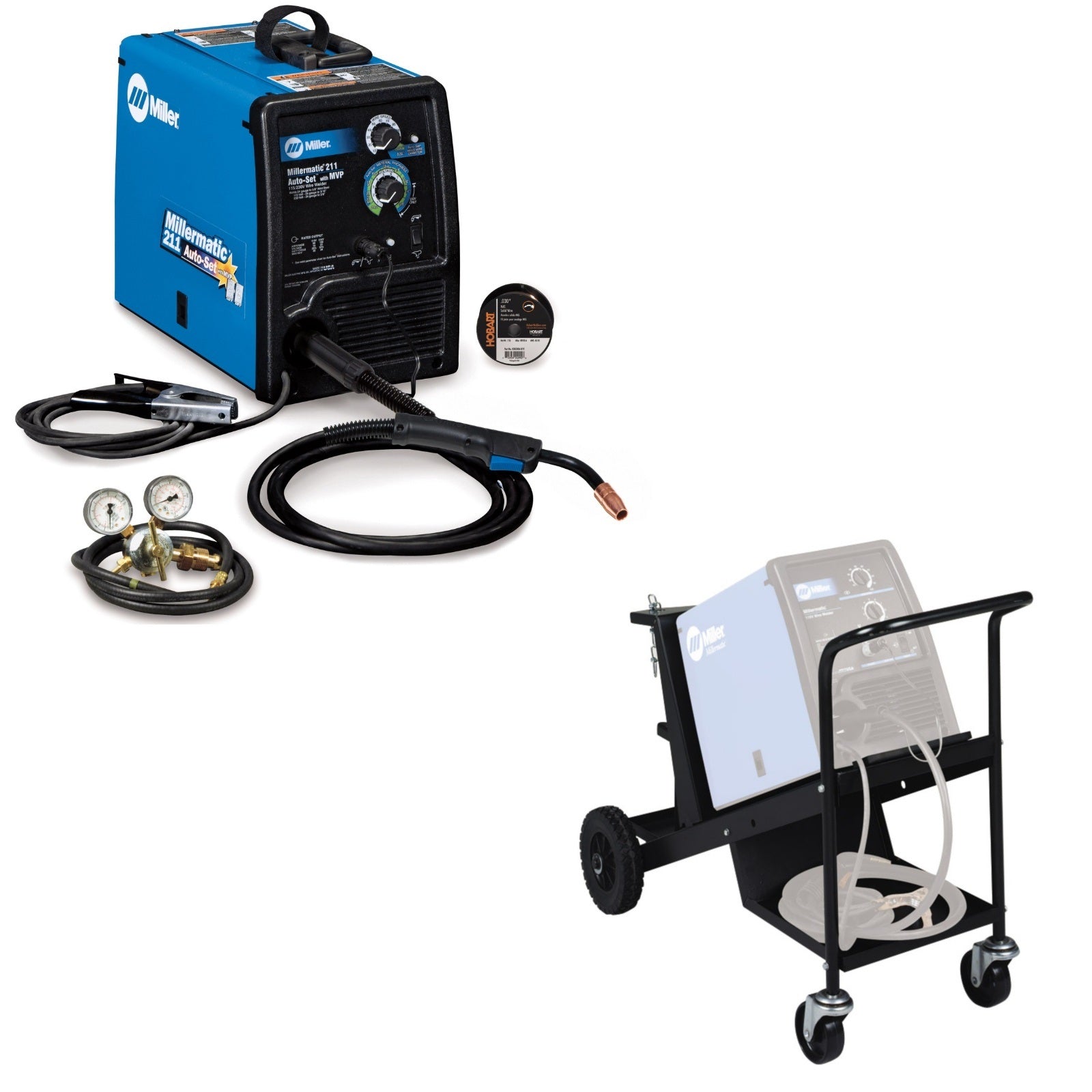 Miller Millermatic 211 MIG Welder with Deluxe Cart (907422)