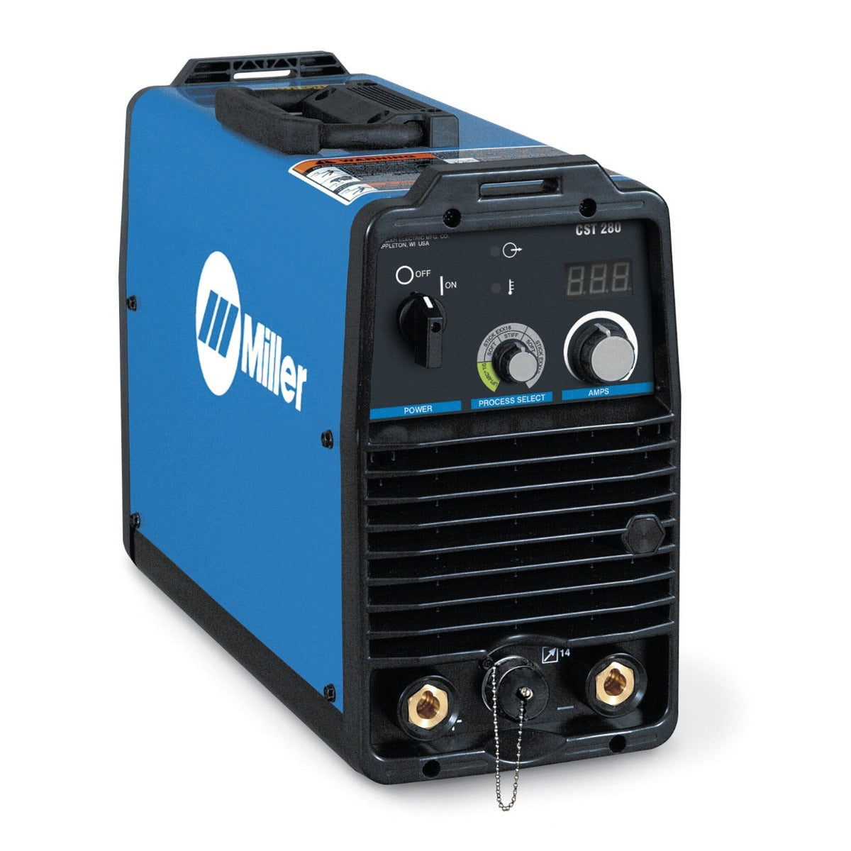 Miller CST 280 Dinse-Style Stick Welder w/Meter (208-230/400-460V) (907563)