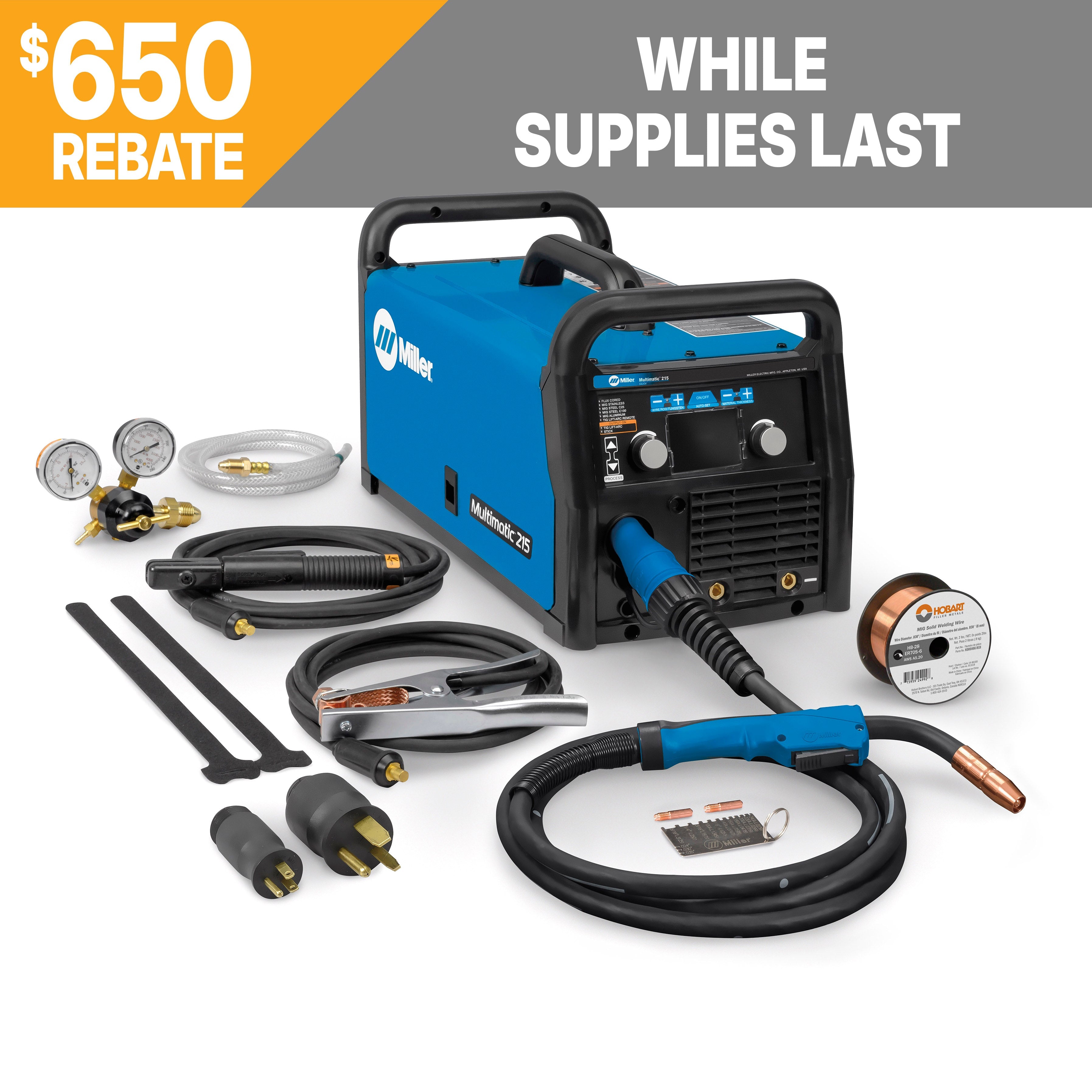 Miller Multimatic 215 Auto-Set Multiprocess Welder (907693)