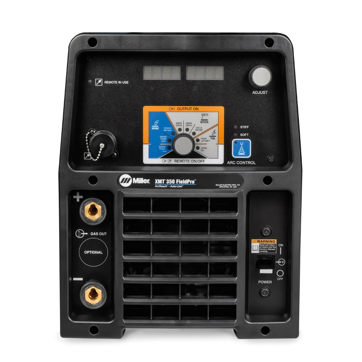 Miller XMT 350 FieldPro ArcReach Welder w/Dinse Connectors (907730002)