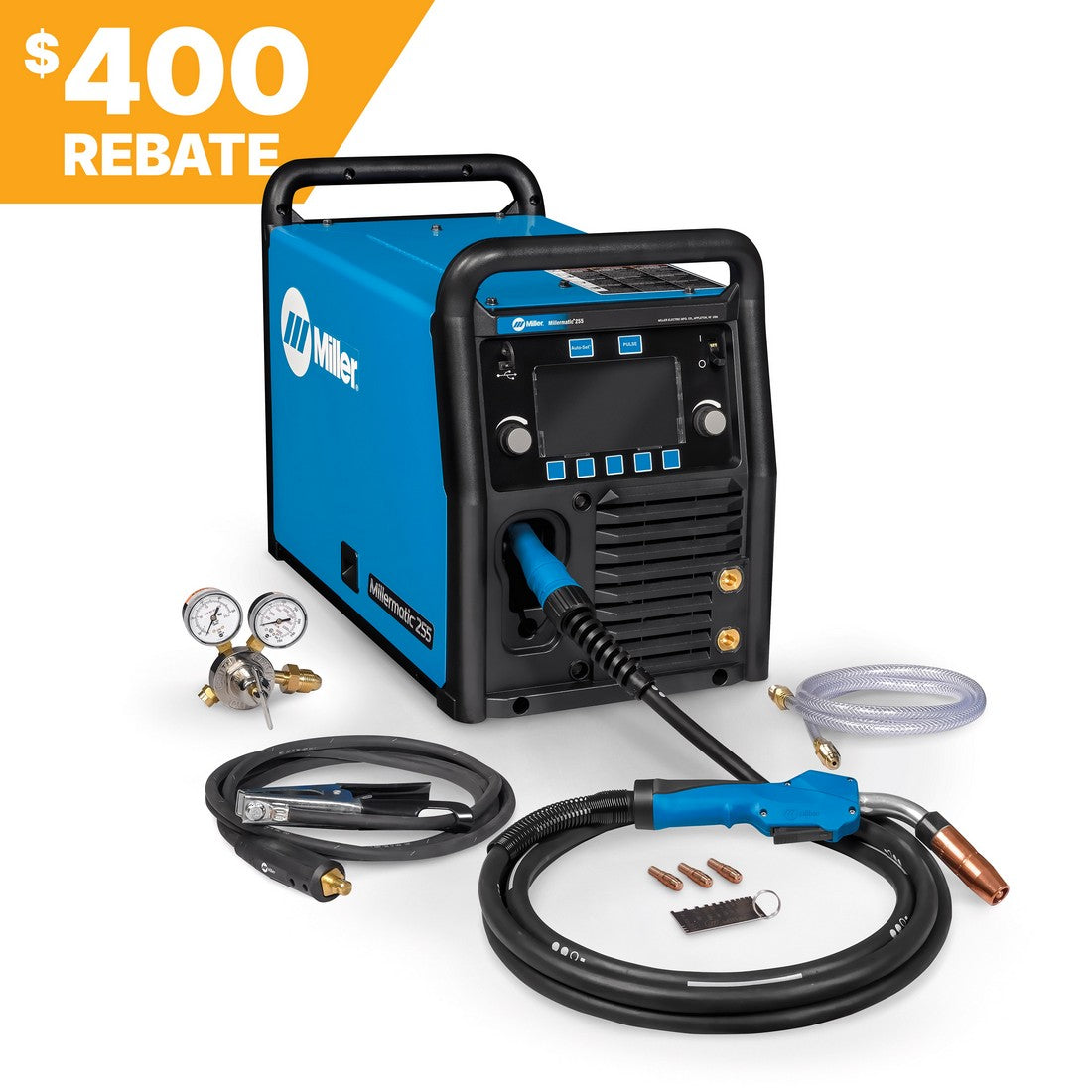 Miller Millermatic 255 MIG/Pulsed MIG Welder Fully Loaded (907734)