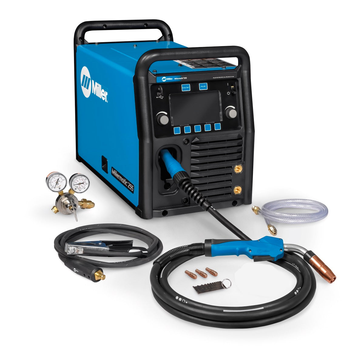 Miller Millermatic 255 MIG/Pulsed MIG Welder- 208/240V with Running Gear (951766)
