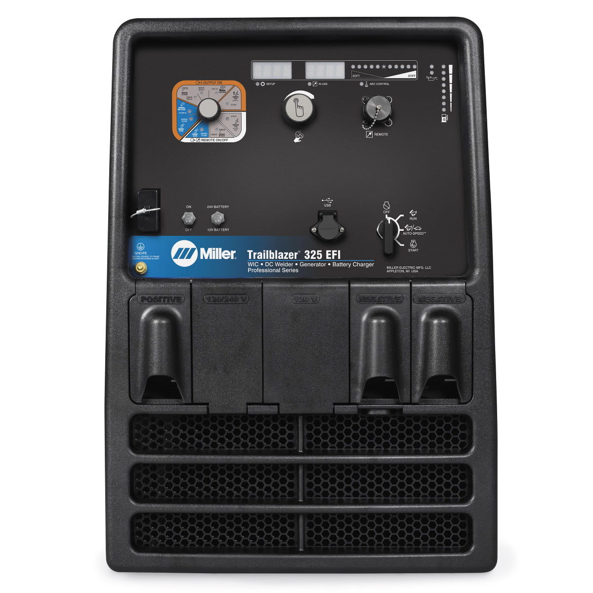 Miller Trailblazer 325 EFI Welder/Generator w/Excel Power, Battery Charge, WIC (907798005)