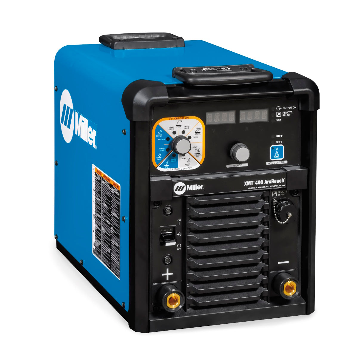 Miller XMT 400 ArcReach Multiprocess Welder 4-Pack Fused 460/575V (907882)