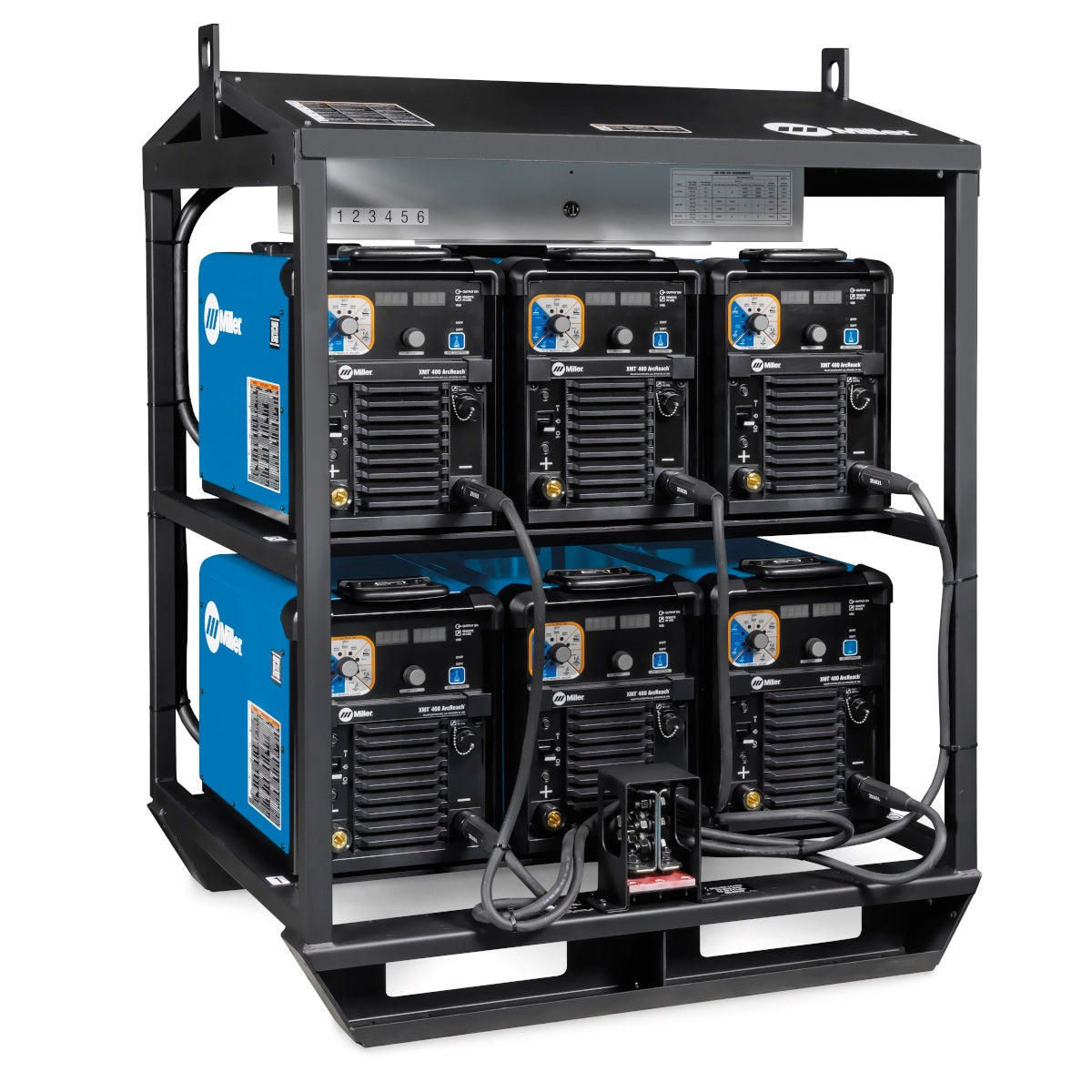 Miller XMT 400 ArcReach Multiprocess Welder 6-Pack Fused 460/575V (907883)