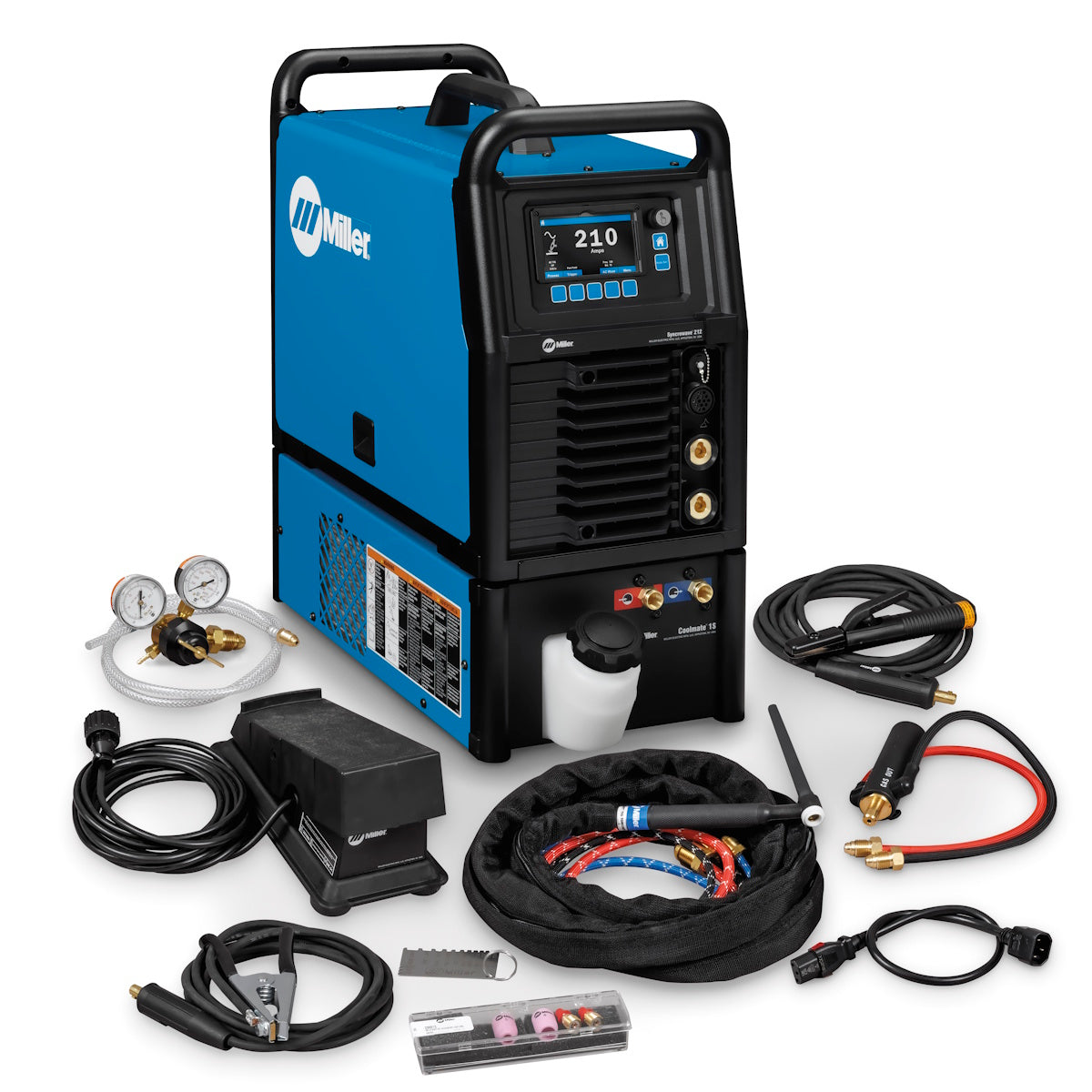 miller syncrowave 212 ac/dc tig welder water cooled pkg