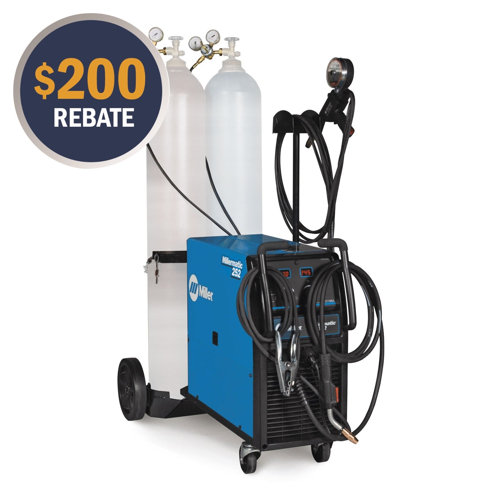 Miller Millermatic 252 MIG Welder (230/460/575 V) with Spoolgun Package (951065)