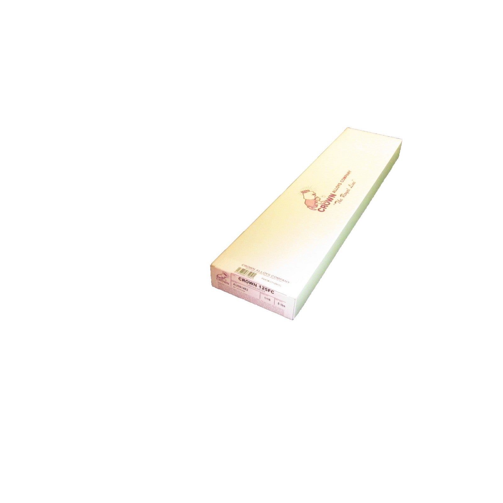 Crown Alloy 1/16 x 18 " CROWN 125FC Bare Low-Fuming Bronze (RB CuZn-C) BRAZING 5 lb BOX (CT125F/TL)