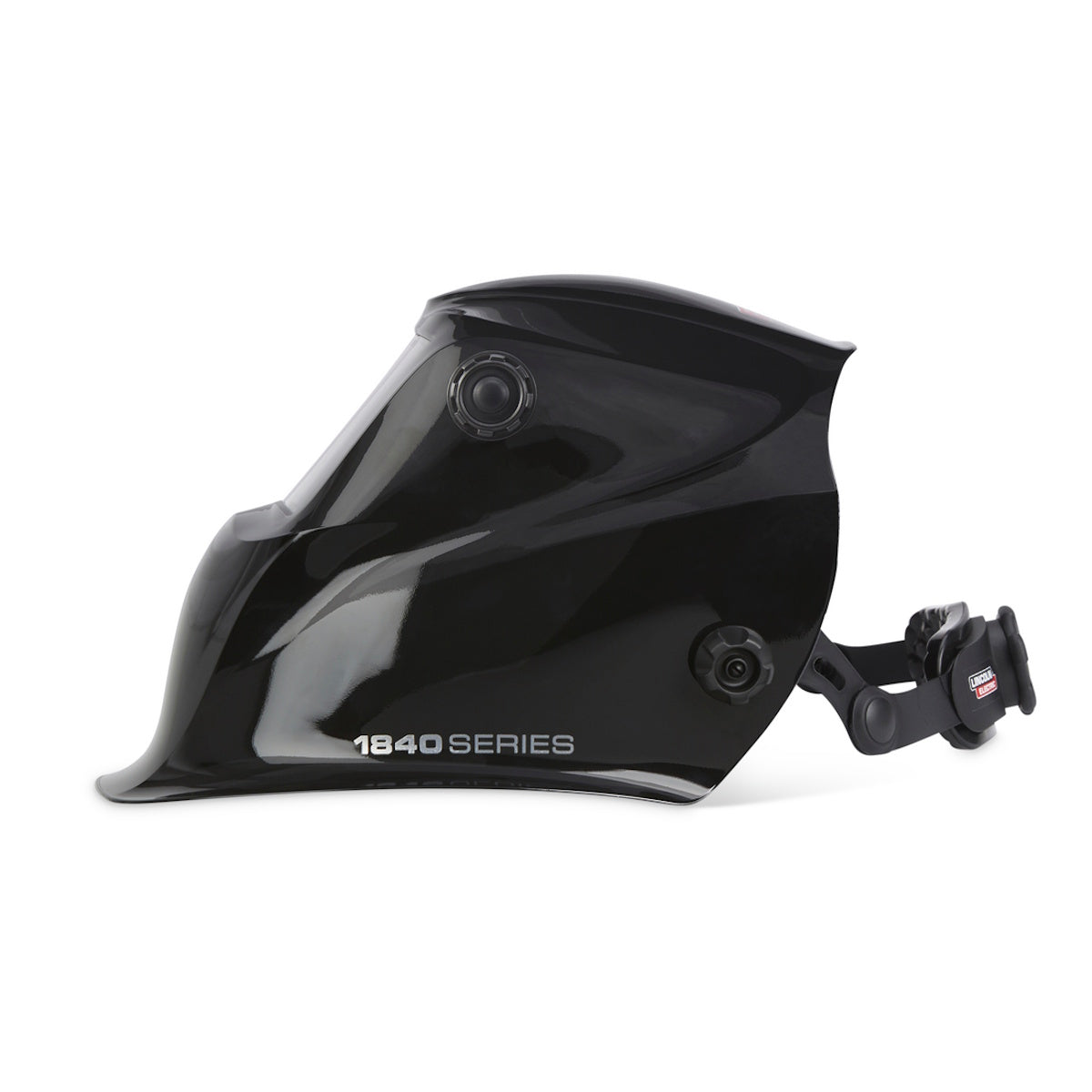 Lincoln Viking 1840 Series Black Auto Darkening Welding Helmet, 4C Lens, smooth finish, high clarity.