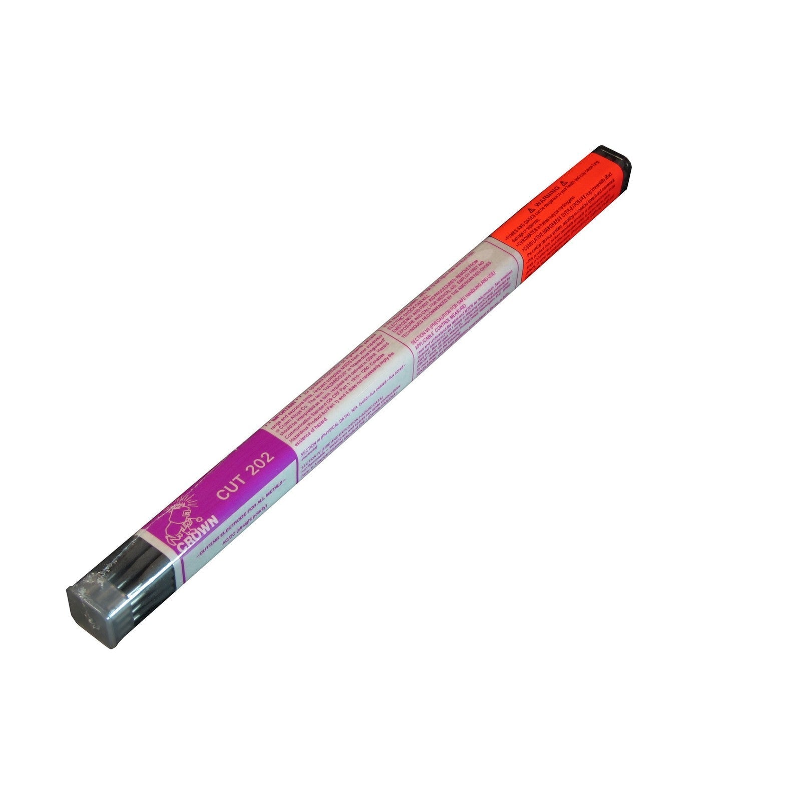 Crown Alloy 1/8 CUT 202 BR.PKG. Cutting ELECTRODE 1 lb TUBE (ME202/EO-BP)