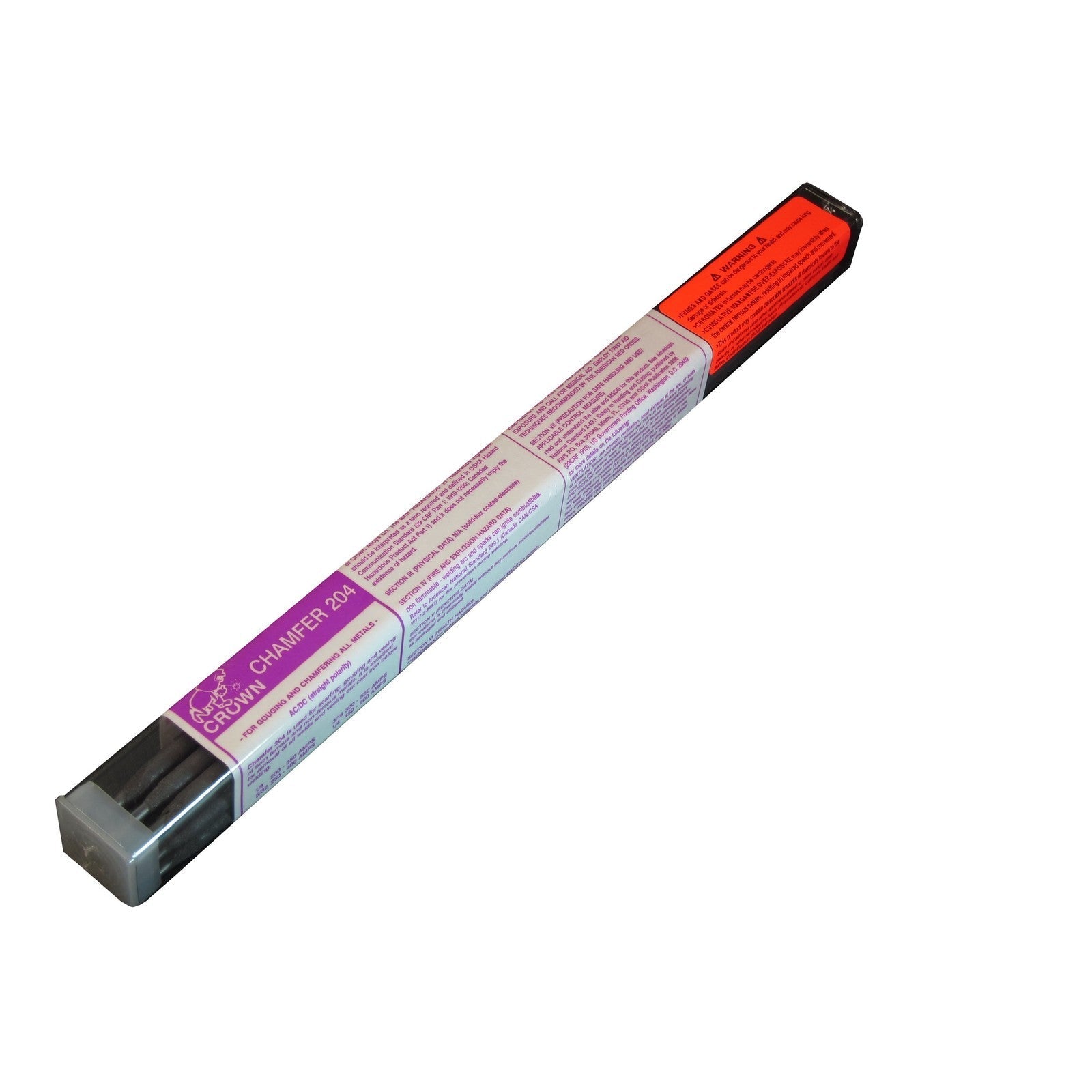 Crown Alloy 5/32 CHAMFER 204 BR.PKG. Chamfering ELECTRODE 1 lb TUBE (ME204/EP-BP)