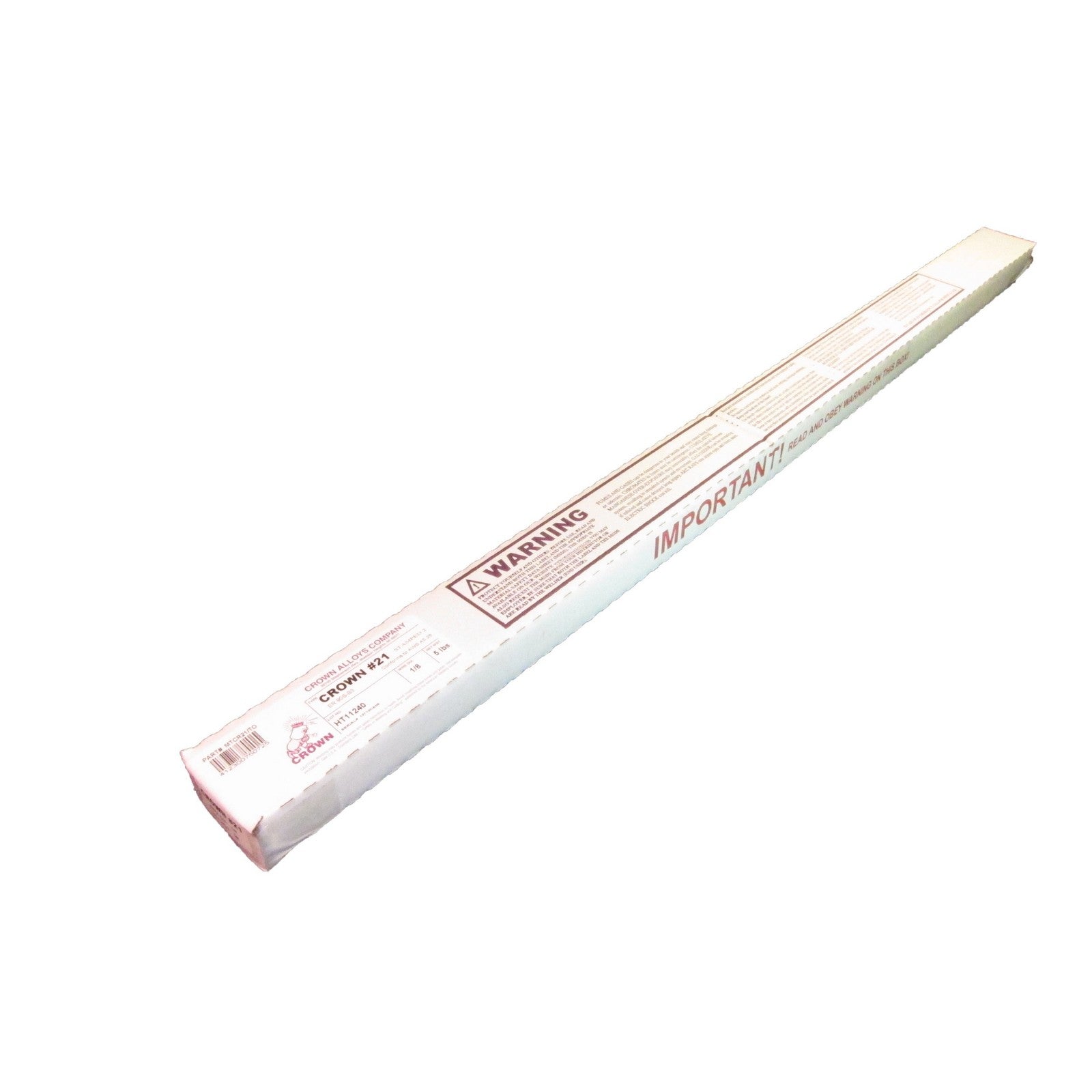 Crown Alloy 1/8 x 36" CROWN 21 Chrome-Moly (ER 90S-B3) TIG 5 lb BOX (MTCR21/TO)