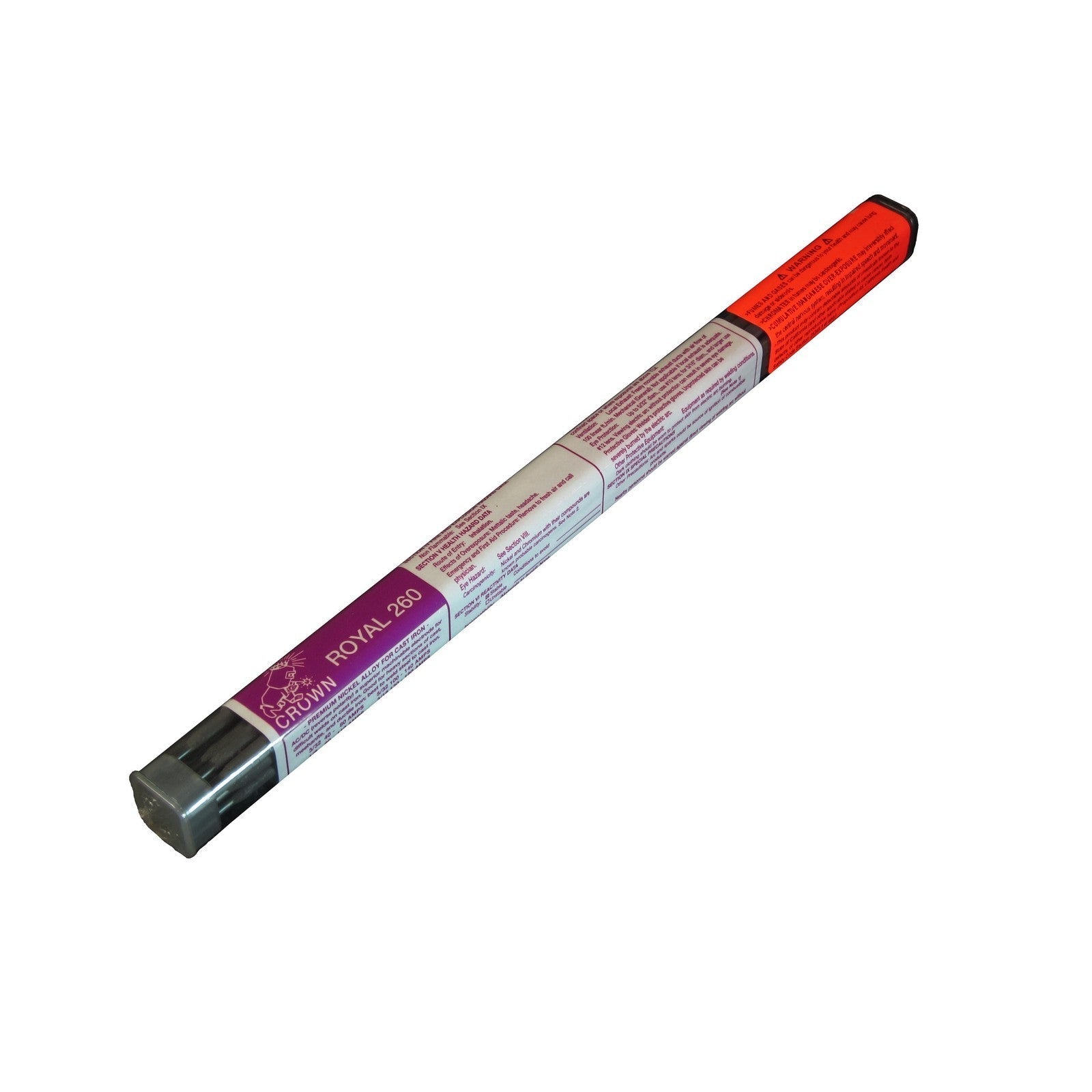 Crown Alloy 3/16 ROYAL 260 BR.PKG. Premium Medium Nickel ELECTRODE 1 lb TUBE (RE260/EQ-BP)
