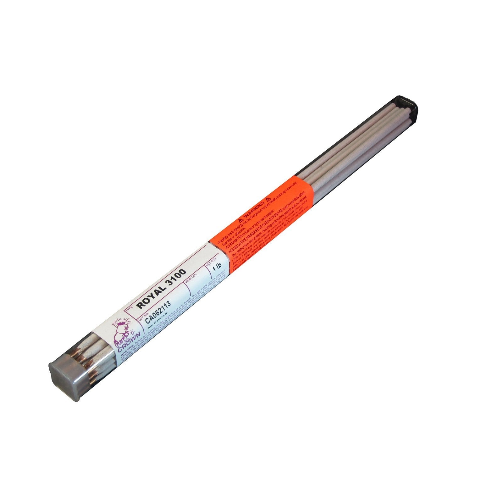 Crown Alloy 5/32 ROYAL 3100 BR.PKG. Phosphorous-Copper ELECTRODE 1 lb TUBE (RE3100/EP-BP)