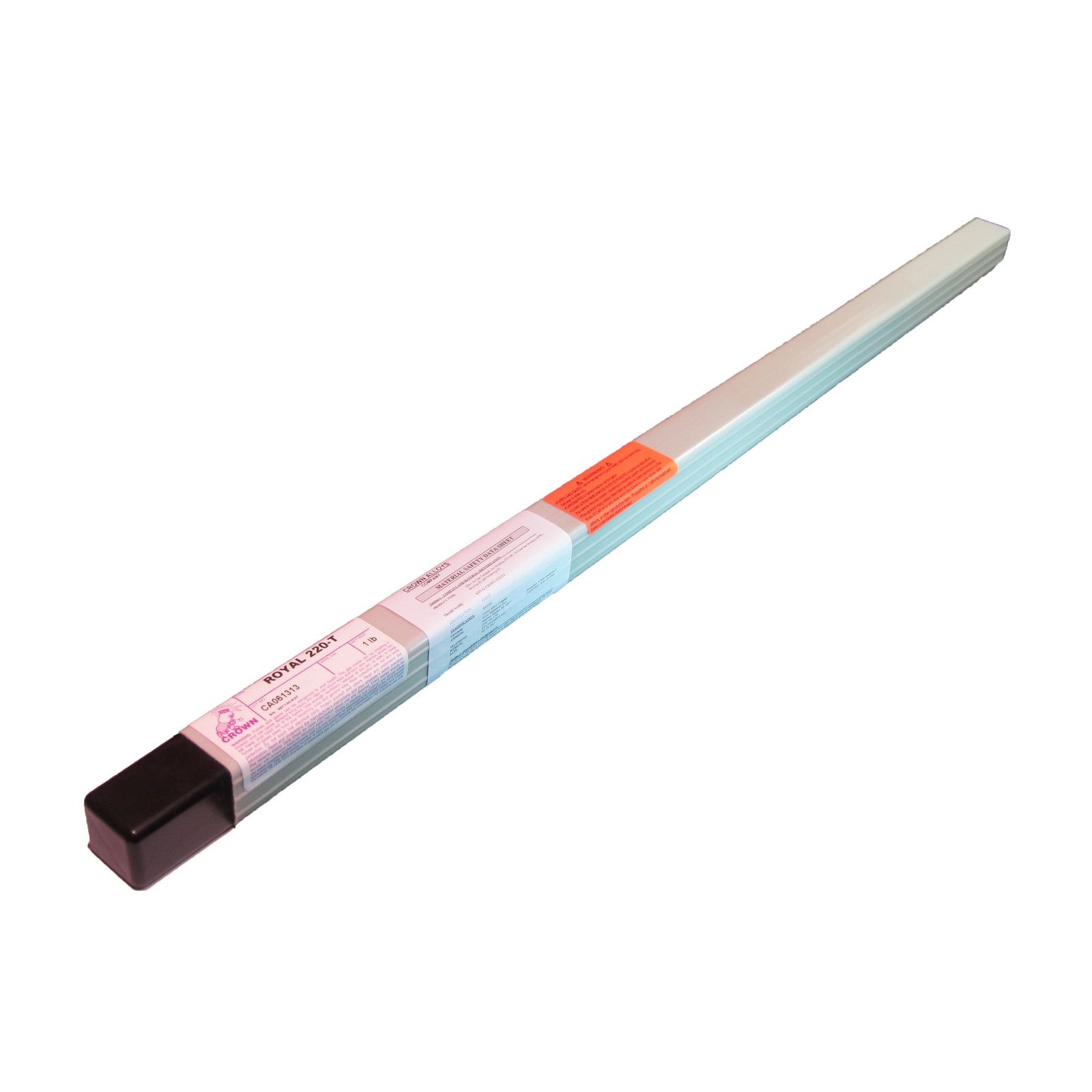 Crown Alloy .035 x 36" ROYAL 220-T BR.PKG. Super Alloy for All Steels TIG 1 lb TUBE (RT220/TF-BP)