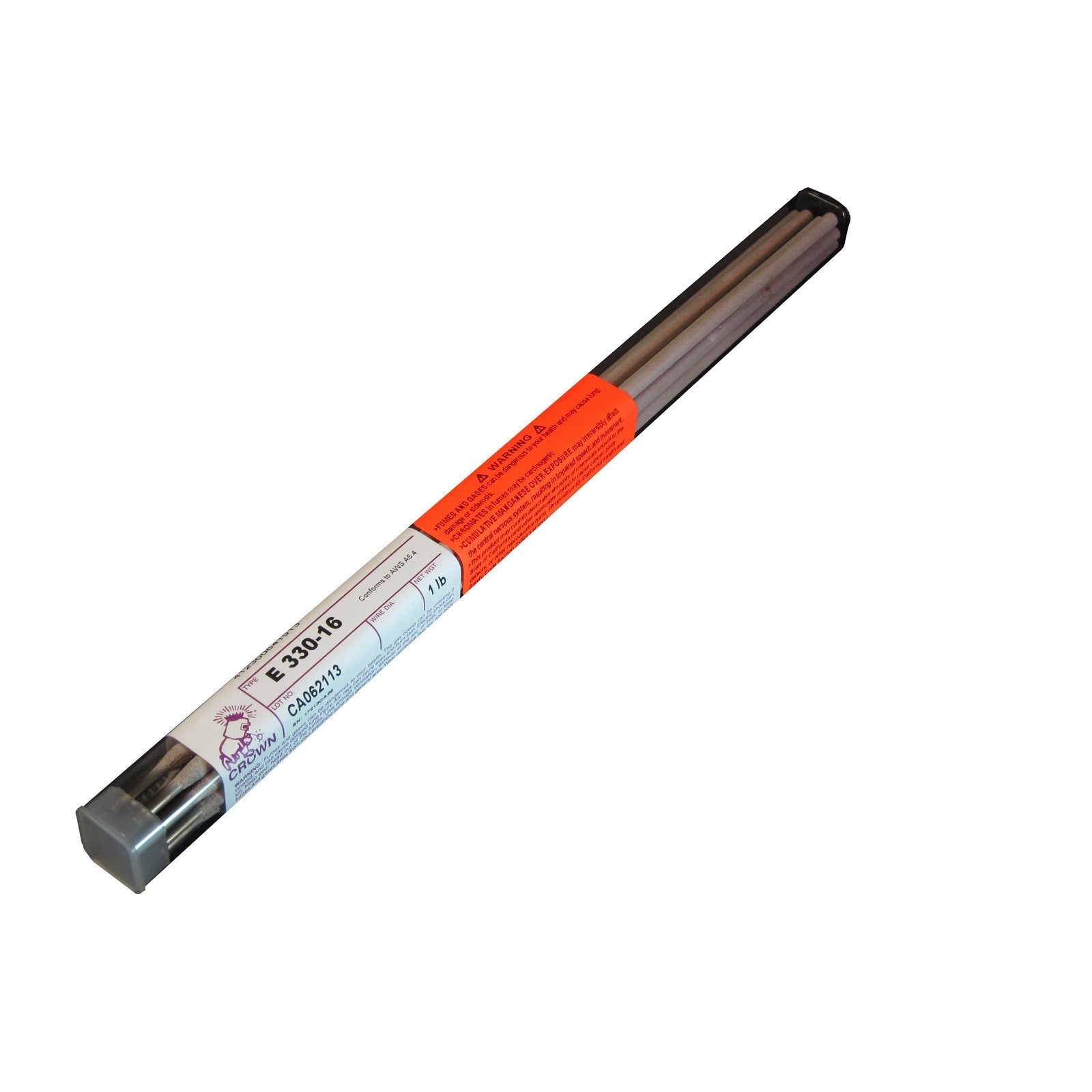 Crown Alloy 3/32 E 330-16 BR.PKG. Stainless Steel ELECTRODE 1 lb TUBE (SE330/EN-BP)