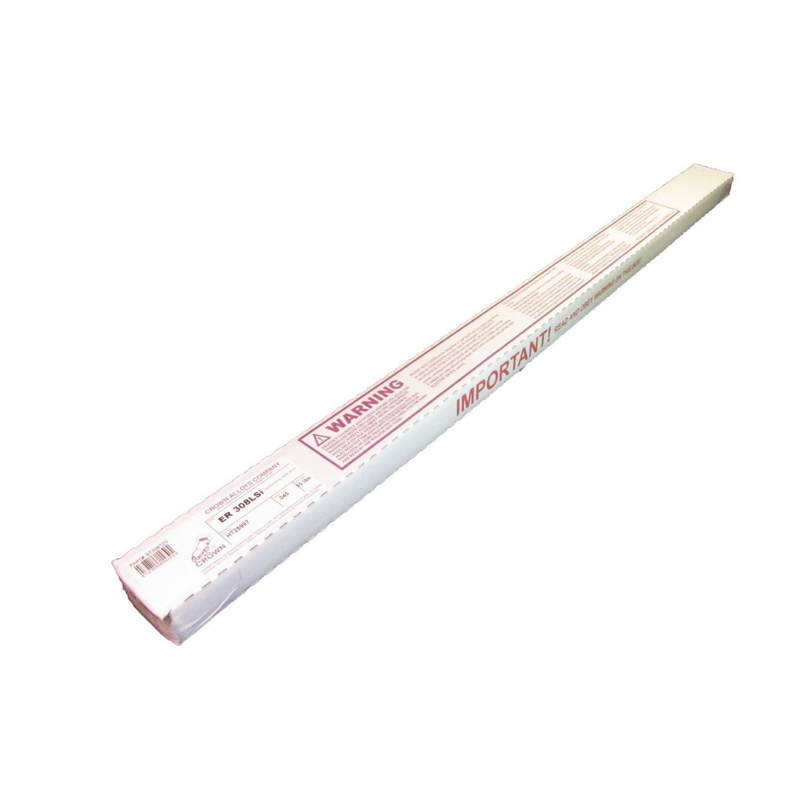 Crown Alloy .045 x 36" ER 308LSI Stainless Steel TIG 10 lb BOX (ST308/TZG)