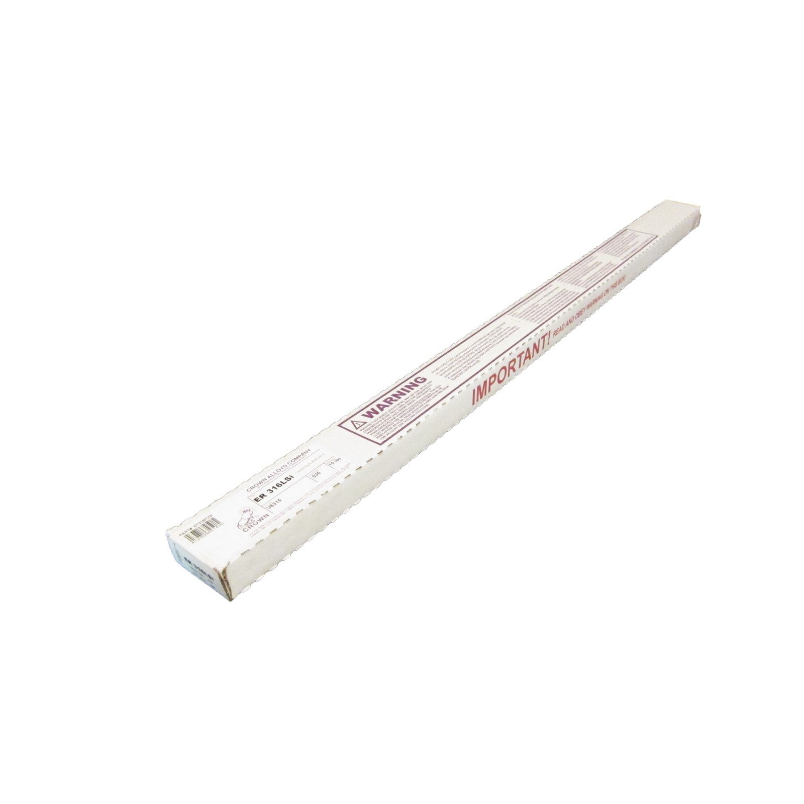 Crown Alloy .030 x 36" ER 316LSI Stainless Steel TIG 10 lb BOX (ST316/TZE)