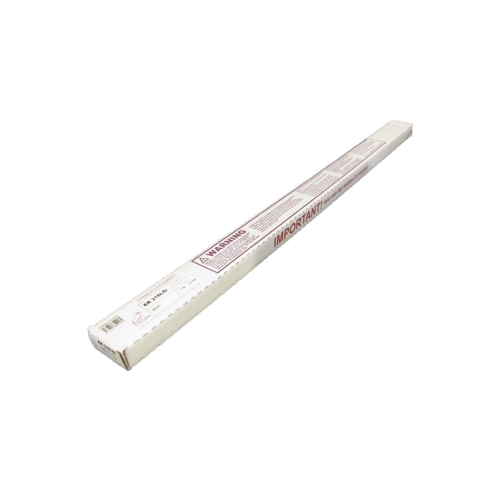 Crown Alloy 1/16 x 36" ER 316LSI Stainless Steel TIG 10 lb BOX (ST316/TZL)