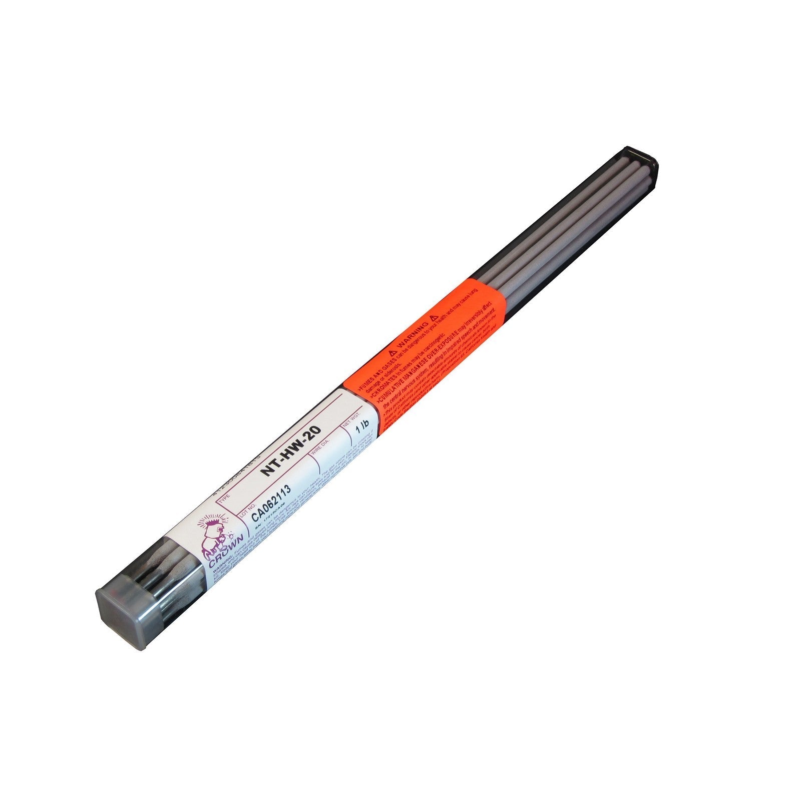 Crown Alloy 1/8 NT-HW-20 BR.PKG. Tungsten Free Hot Work (H-13) Tool Steel ELECTRODE 1 lb TUBE (TENTHW/EO-BP)