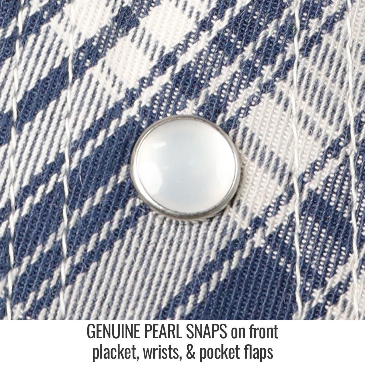 revco black stallion genuine pearl snaps cotton work shirt