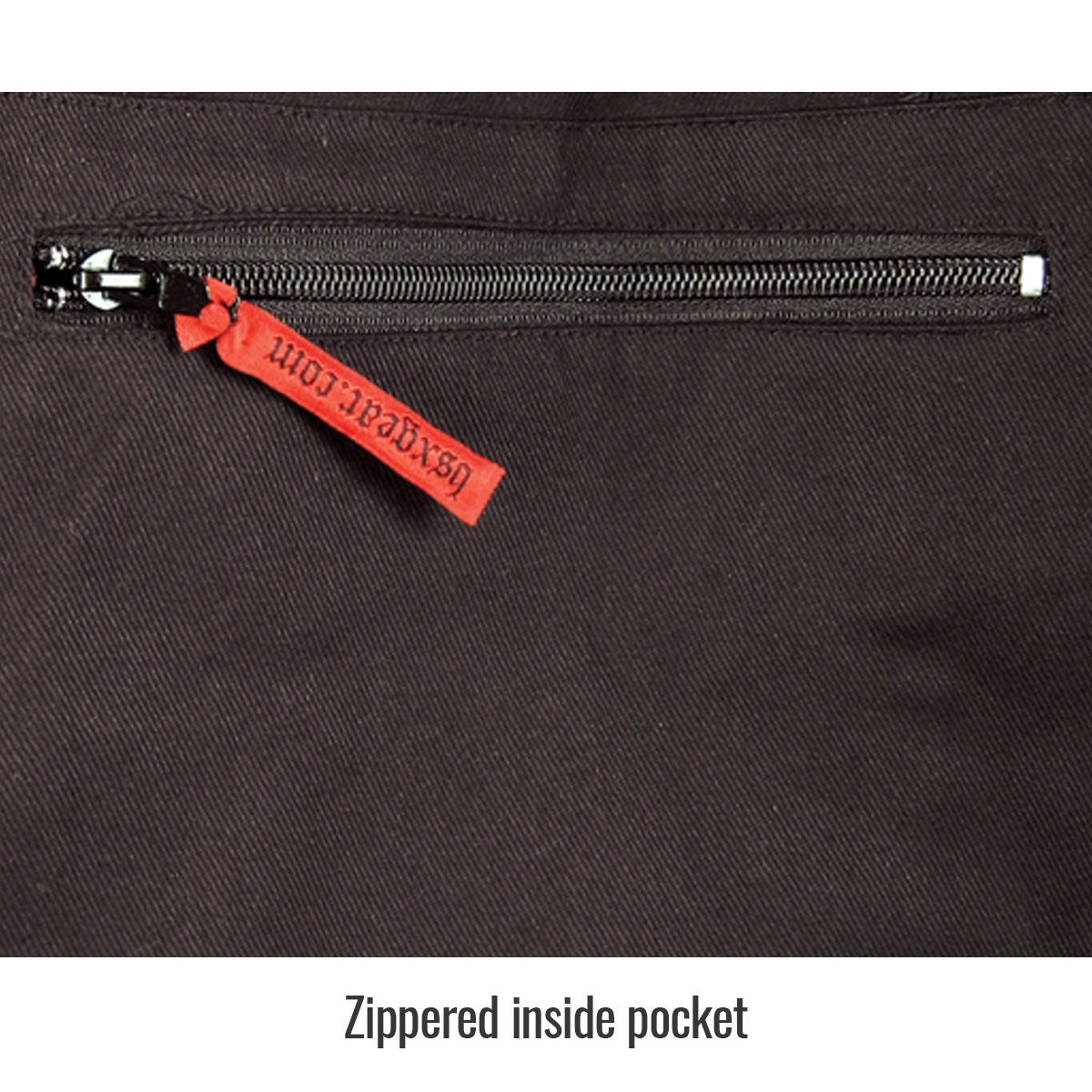 Revco Black Stallion BSX 9oz Black w/Red Flames FR Cotton Welding Jacket (BX9C)