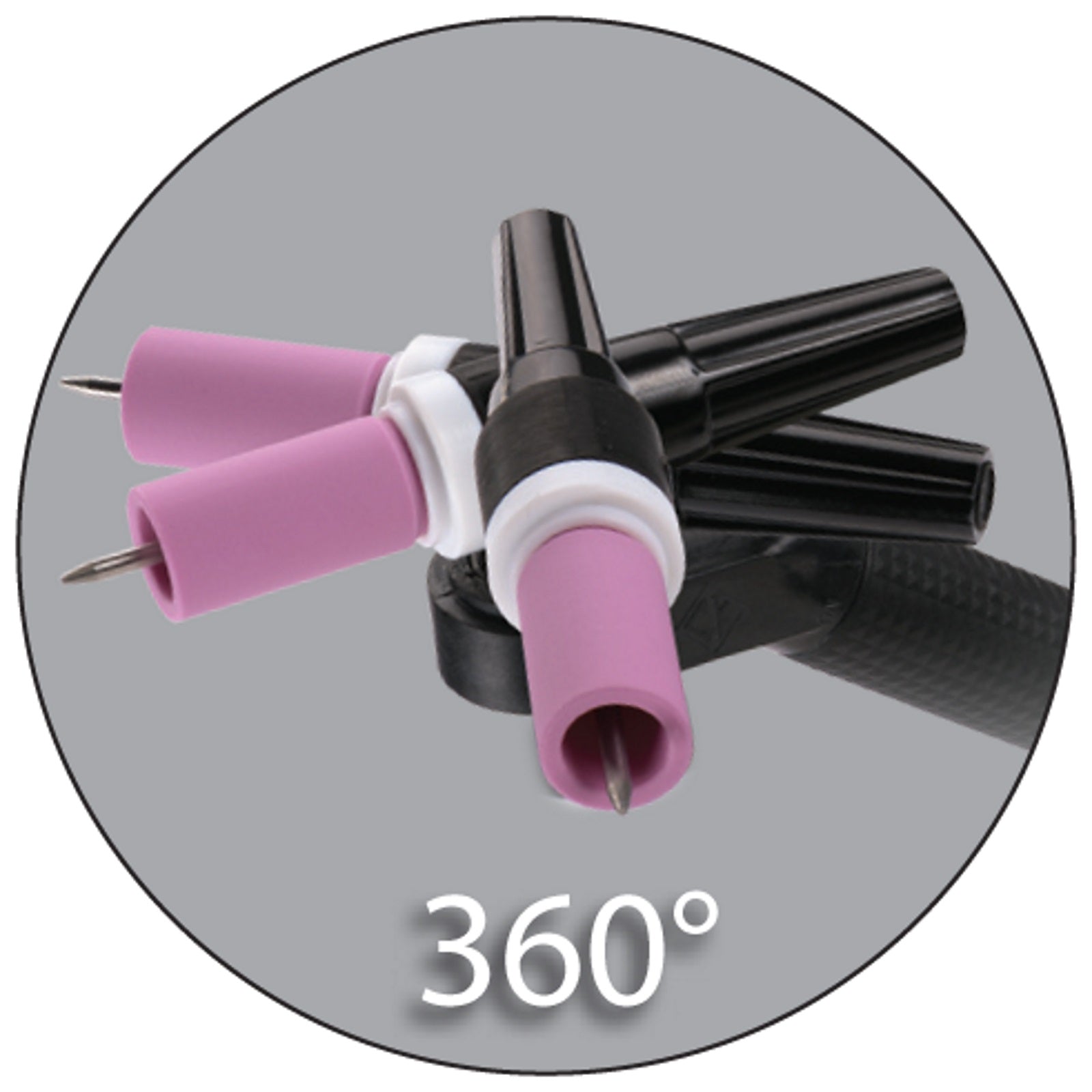 CK Worldwide Water-Cooled Flex-Loc TIG Torch Head (FL2L)