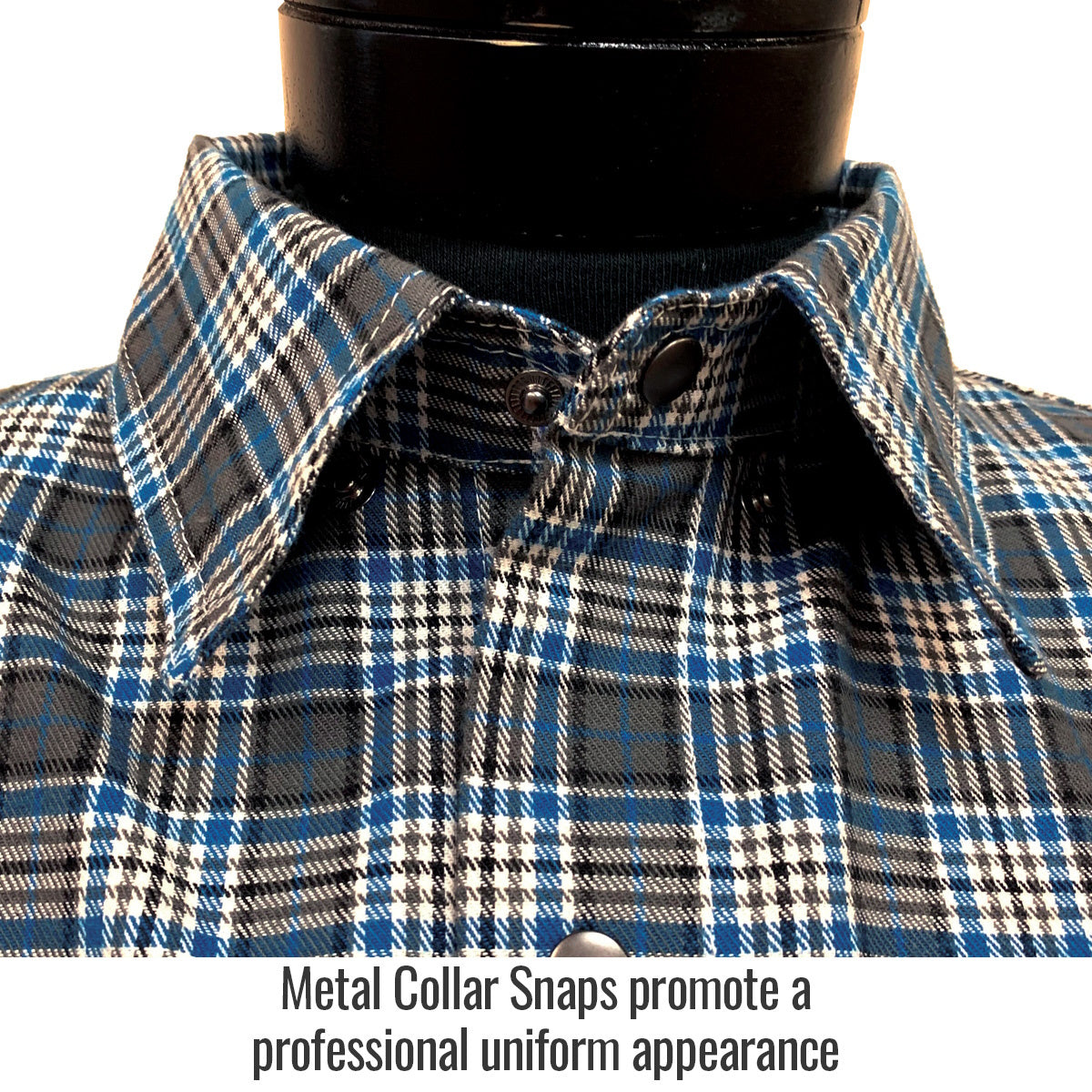 Revco Black Stallion FR Gray Plaid Cotton Work Shirt (FS9-PGY)