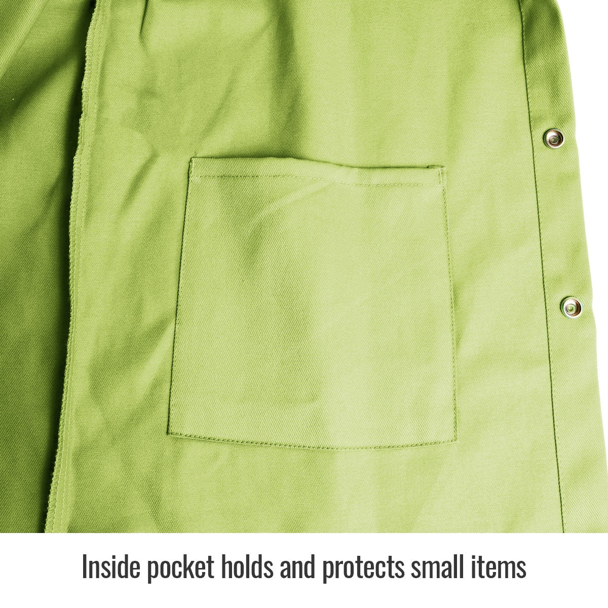 Revco Black Stallion 9oz Lime Safety Welding Jacket w/FR Reflective Tape (JF1012-LM)