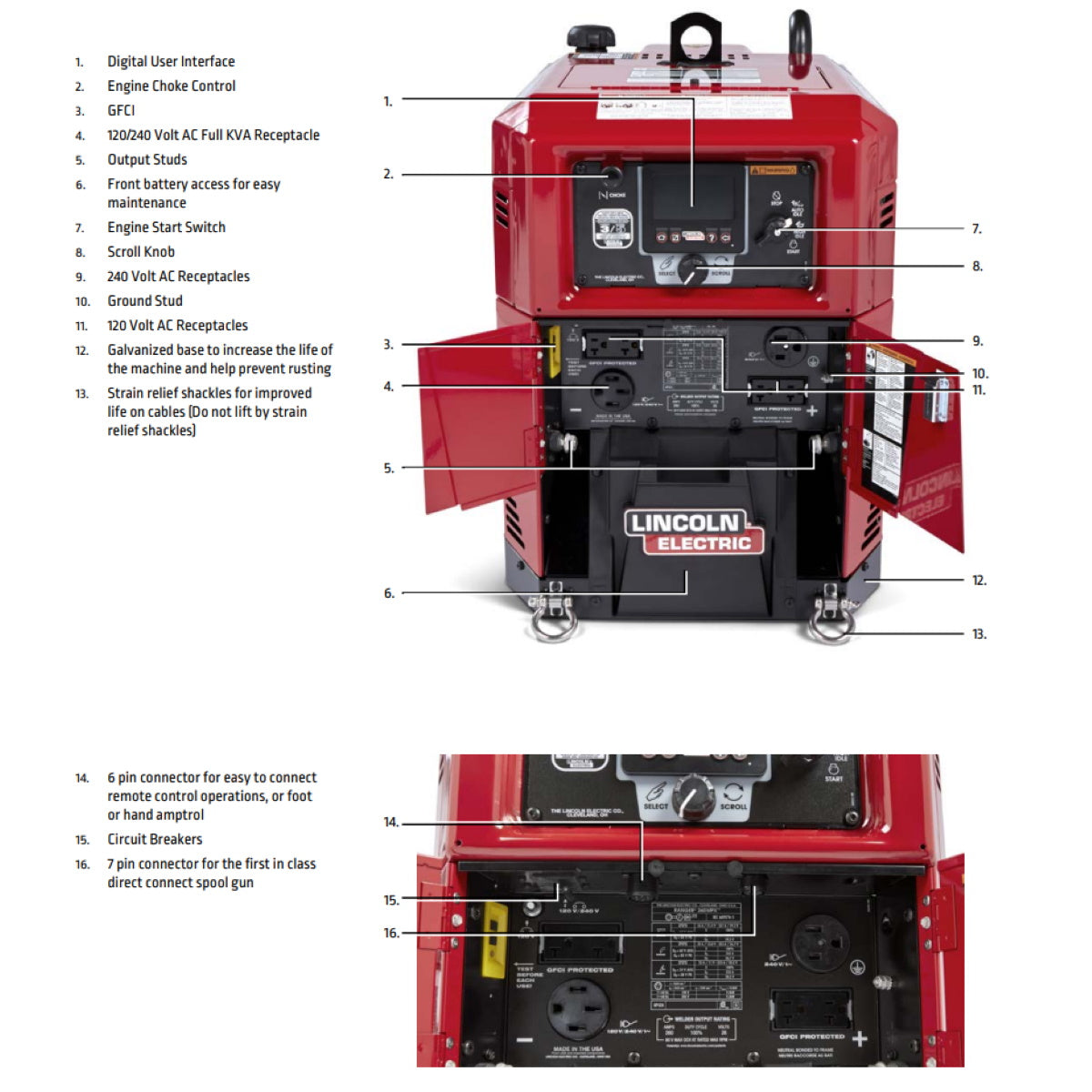 Lincoln Ranger 260 MPX Engine Driven Welder (K3458-1)
