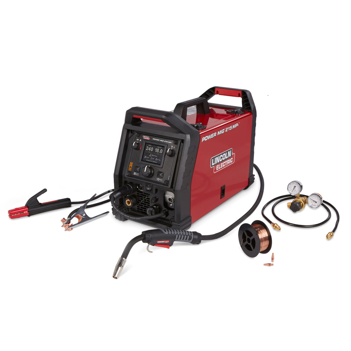 Lincoln Power MIG 215 MPi Multi Process Welder - Aluminum One Pak (K4877-1)