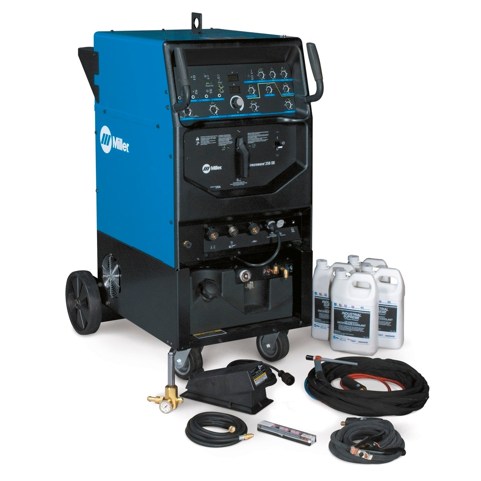 Miller Syncrowave 250 DX TIG/Stick Runner Welder Complete (951117)