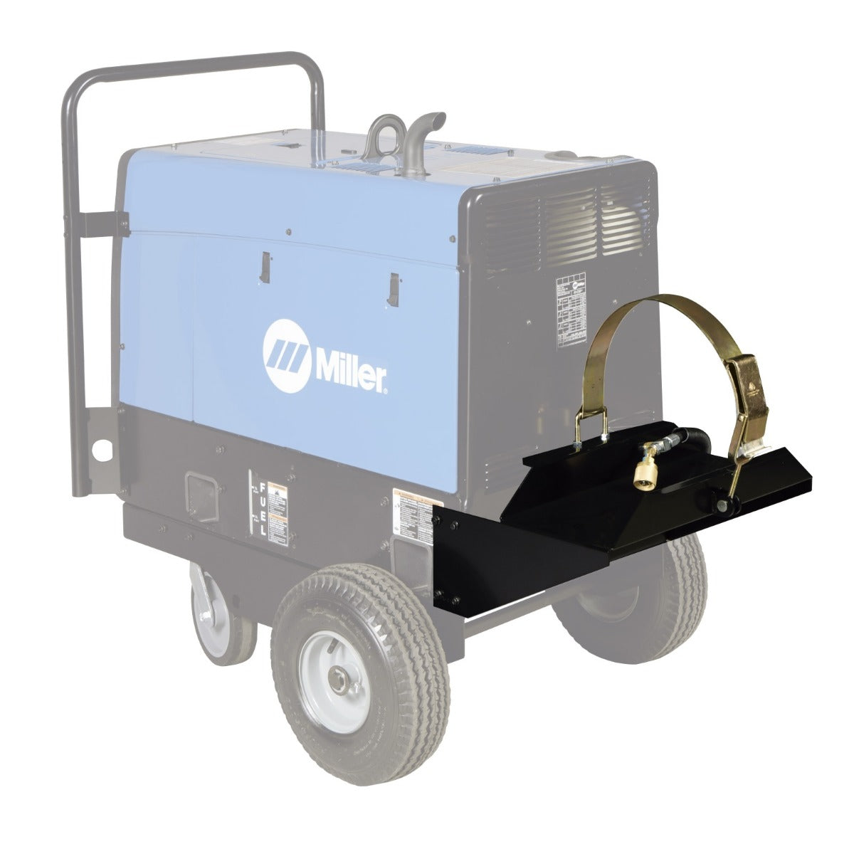 miller hose and tank mounting