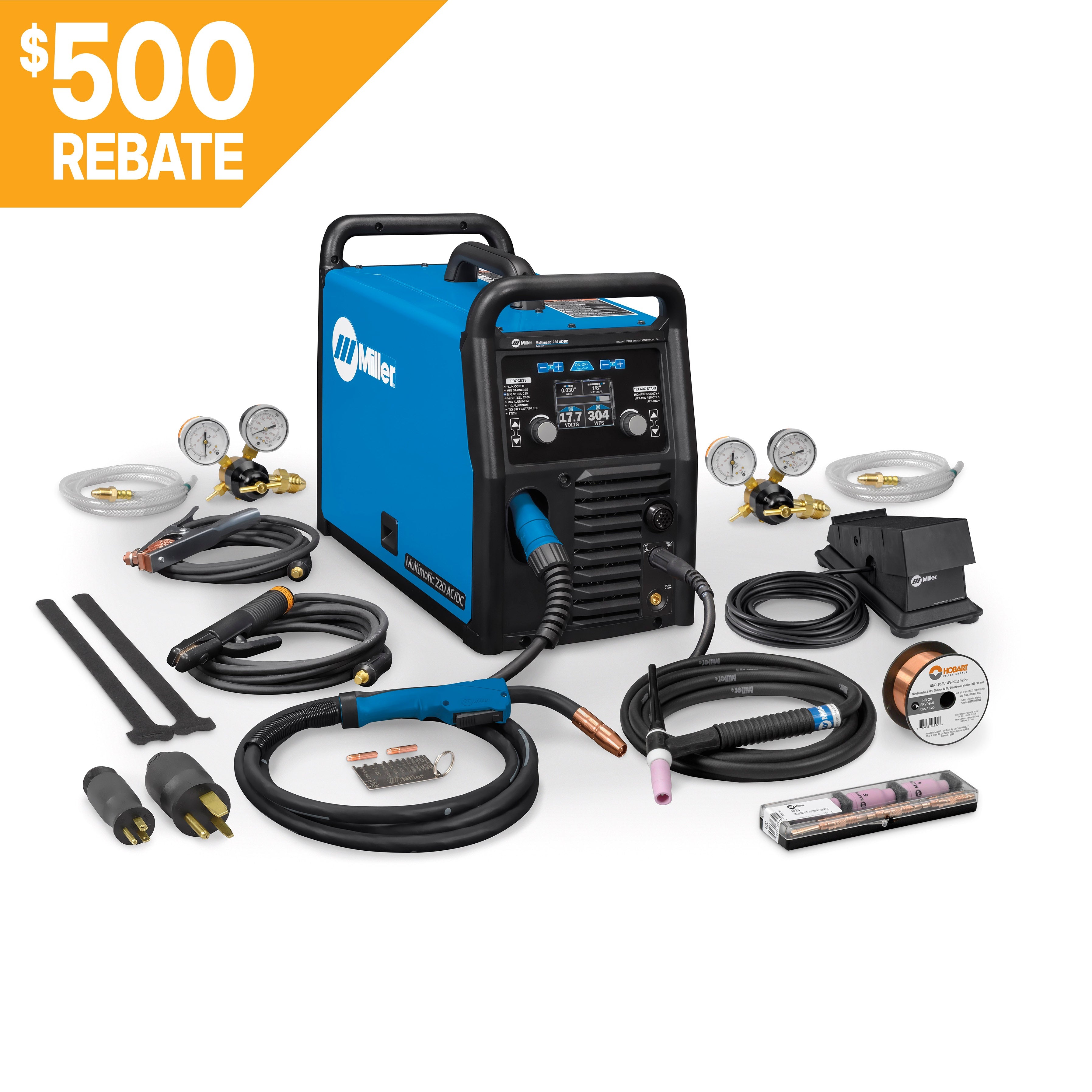 Miller Multimatic 220 AC/DC Multiprocess Welder (907757)