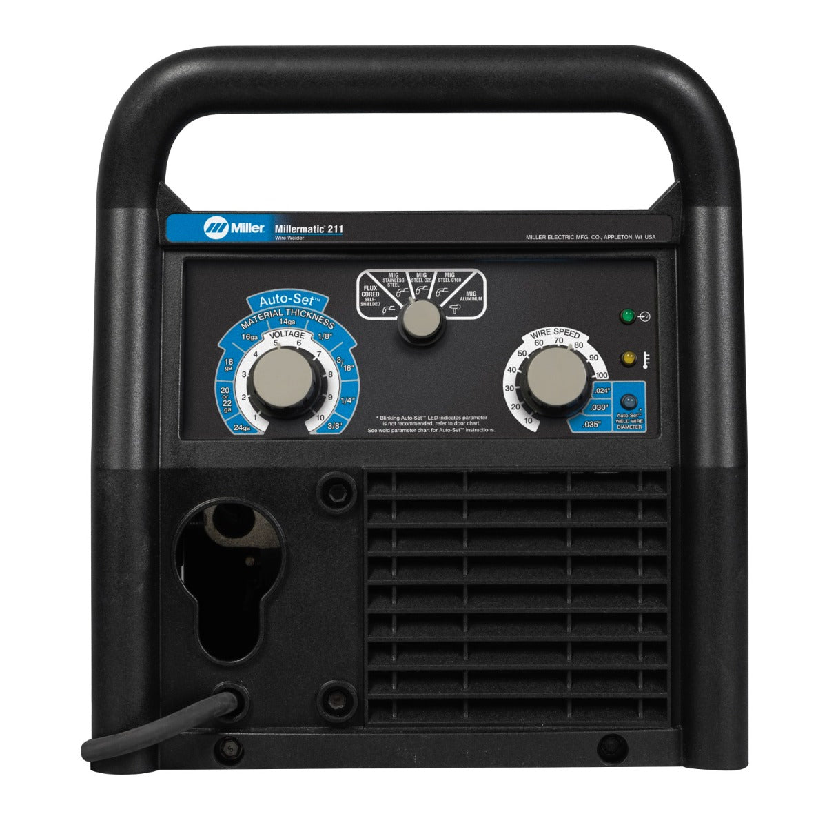 millermatic 211 welder with running gear