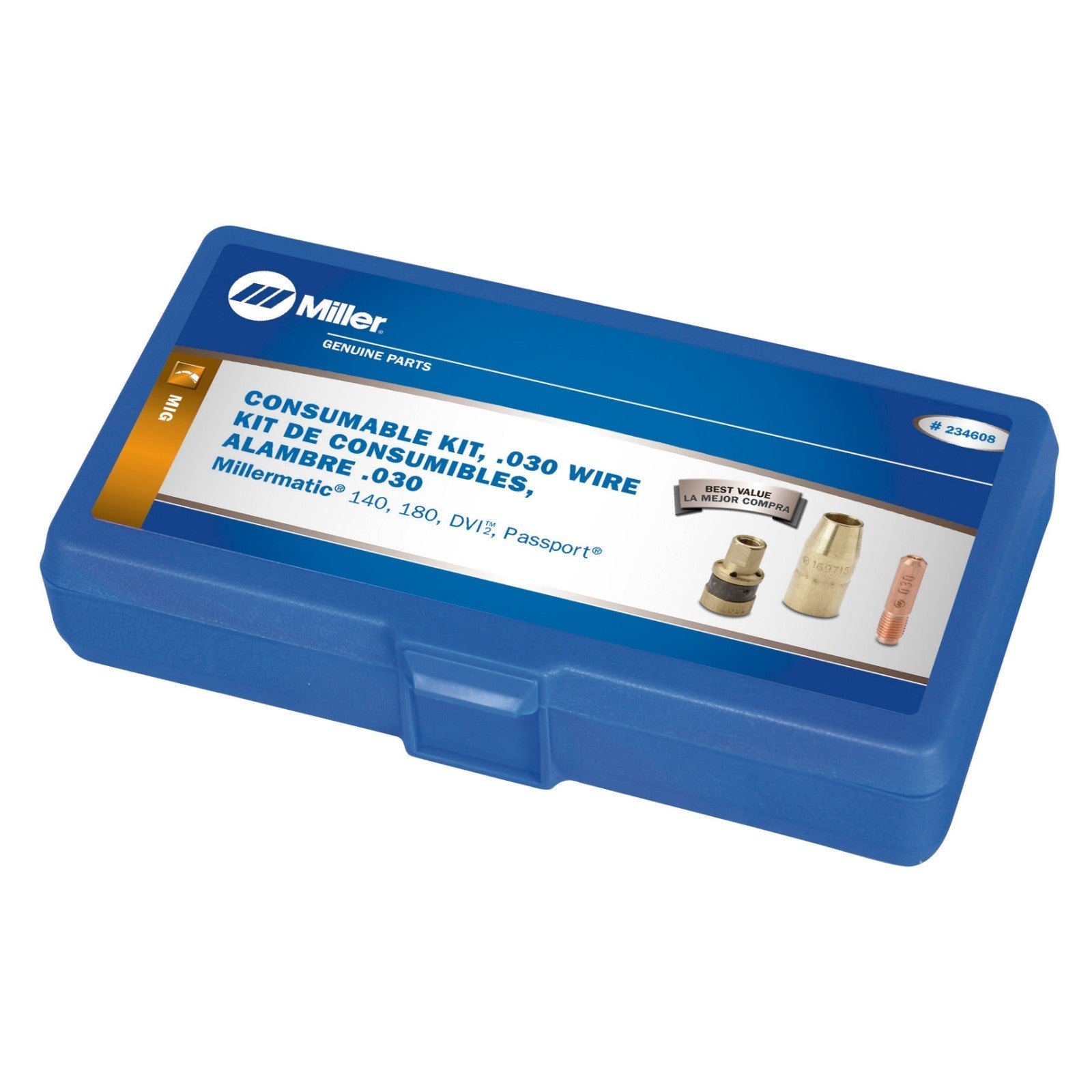 Miller M10/15 MIG Gun Consumables Kit .030 (234608)