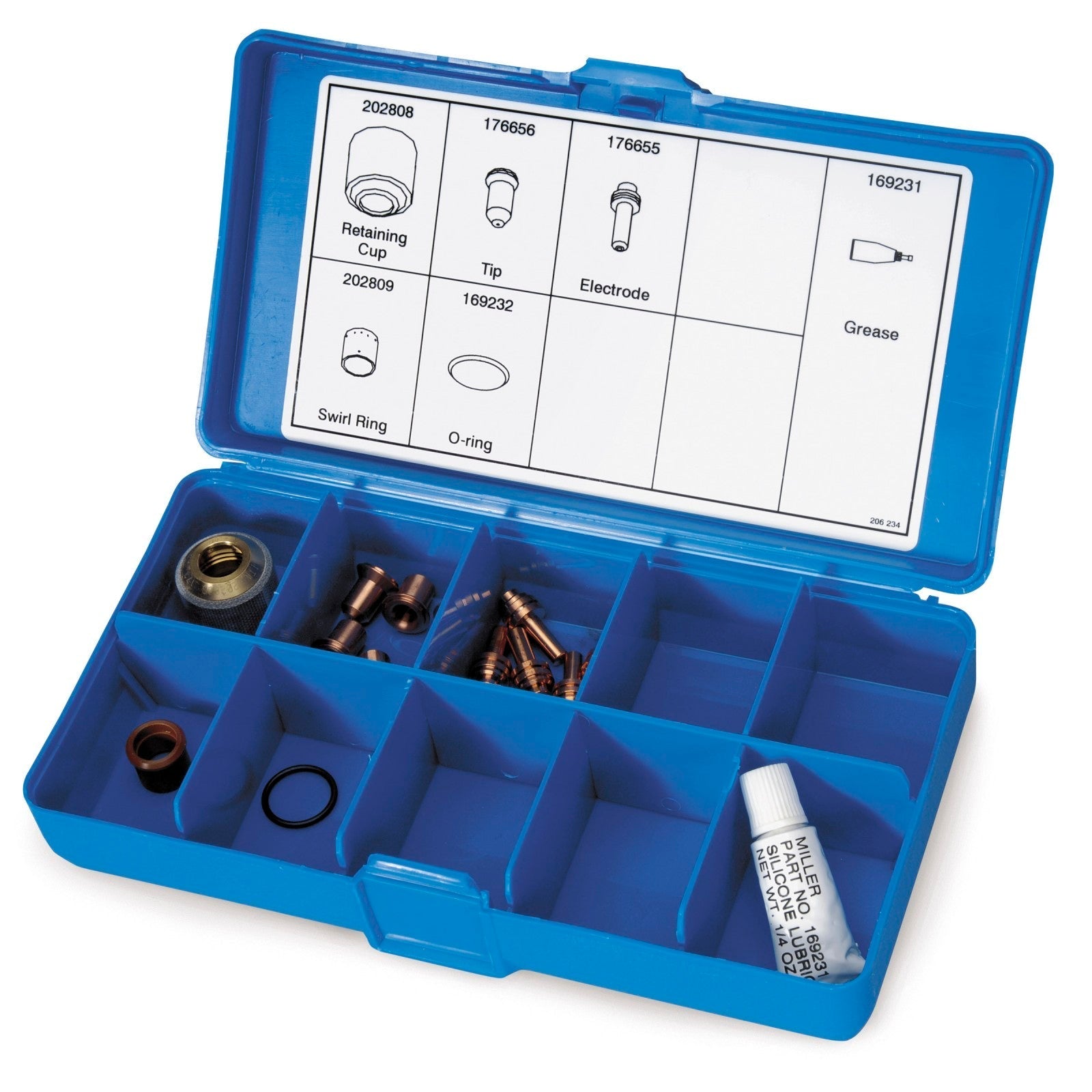 Miller Spectrum 875 Consumables Kit for ICE-60T Torch (239086)