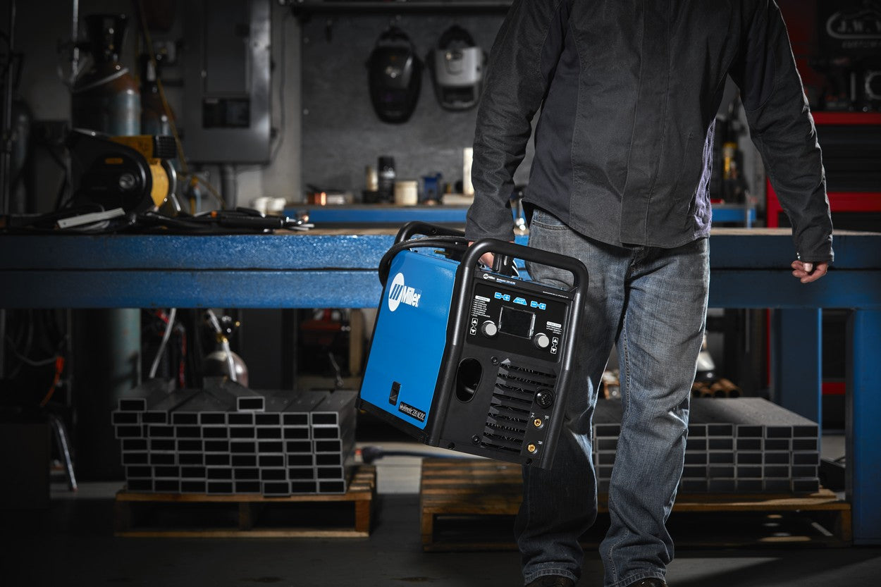 Miller Multimatic 220 AC/DC Welder w/Dual Cart and Wireless Foot Control (951000104)