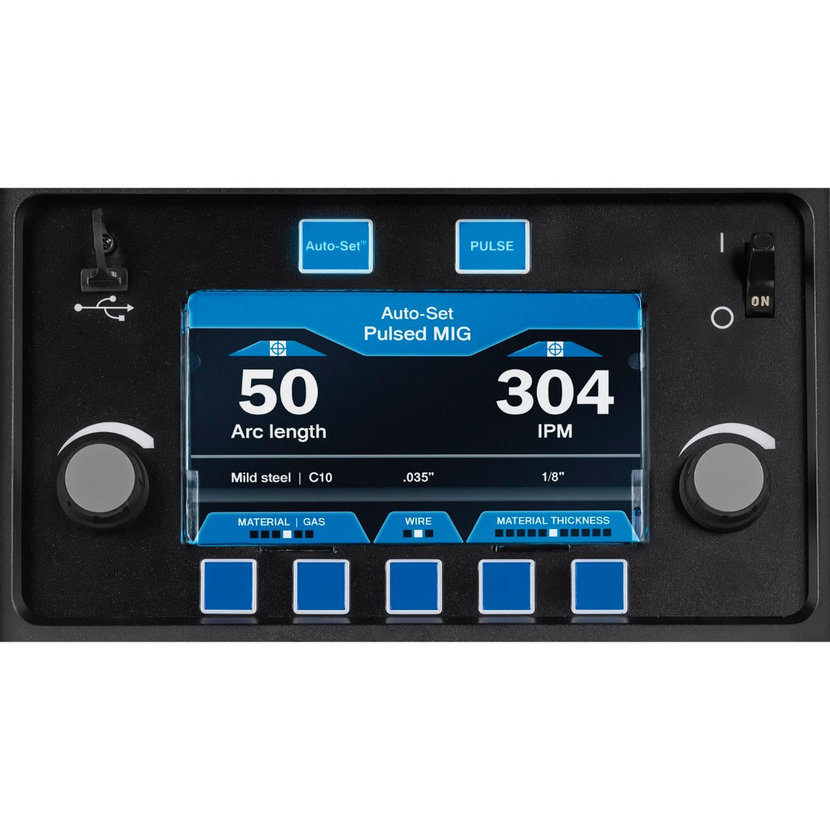 Miller Millermatic 255 MIG/Pulsed MIG Welder- 208/240V with Running Gear (951766)