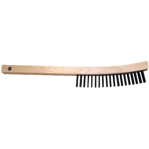 Pferd Curved Handle Stainless Steel Brush 13-3/4 Inches (85004)