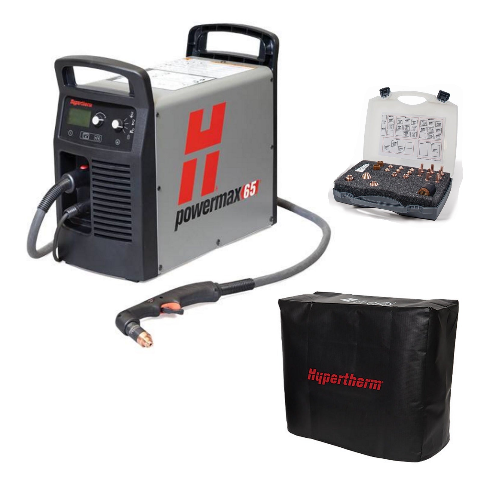 Hypertherm Powermax 65 Plasma Cutter w/25' Hand Torch Pkg (083270)