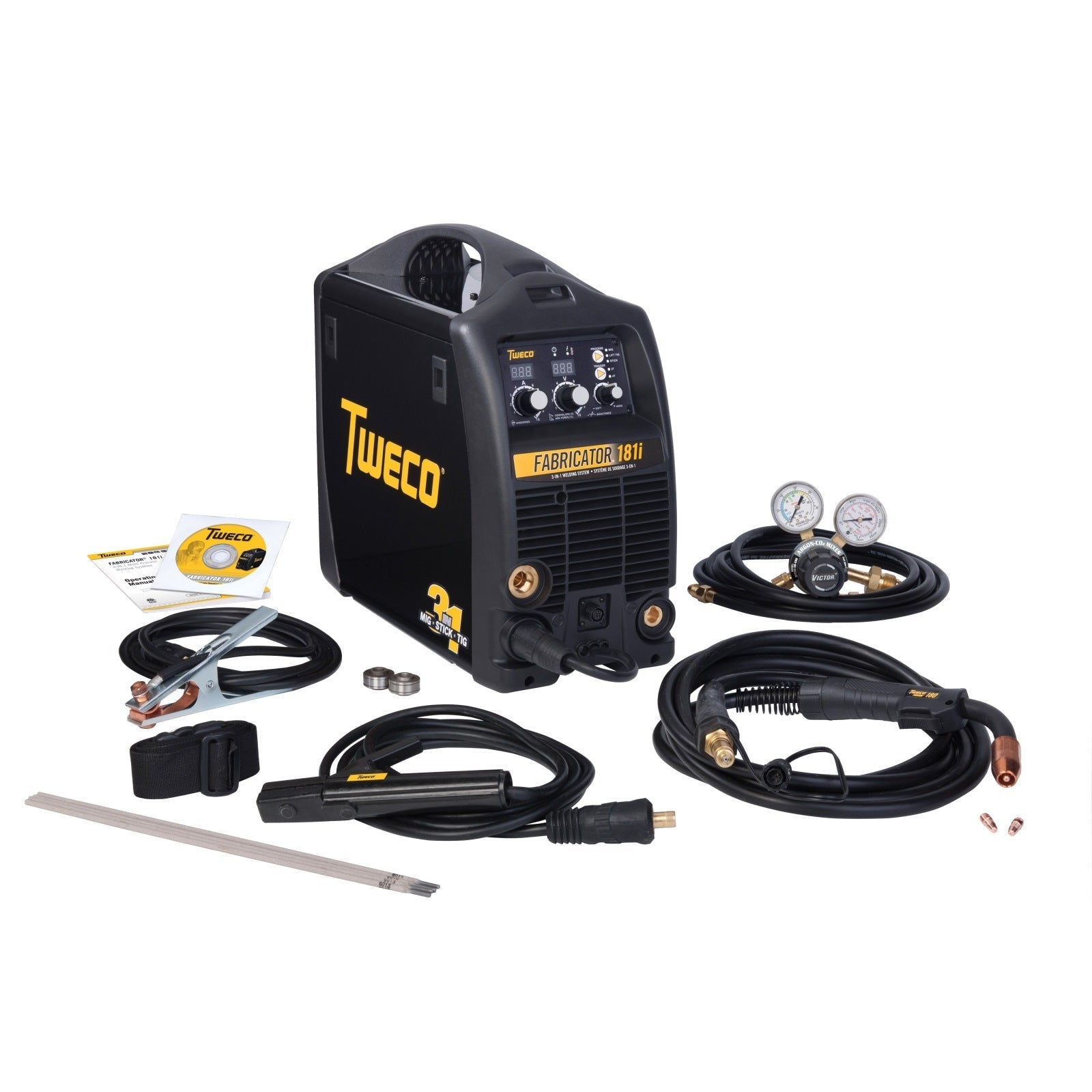 Tweco Fabricator 181i MIG and Stick (No TIG Torch Included) Welder Pkg. (W1003181)